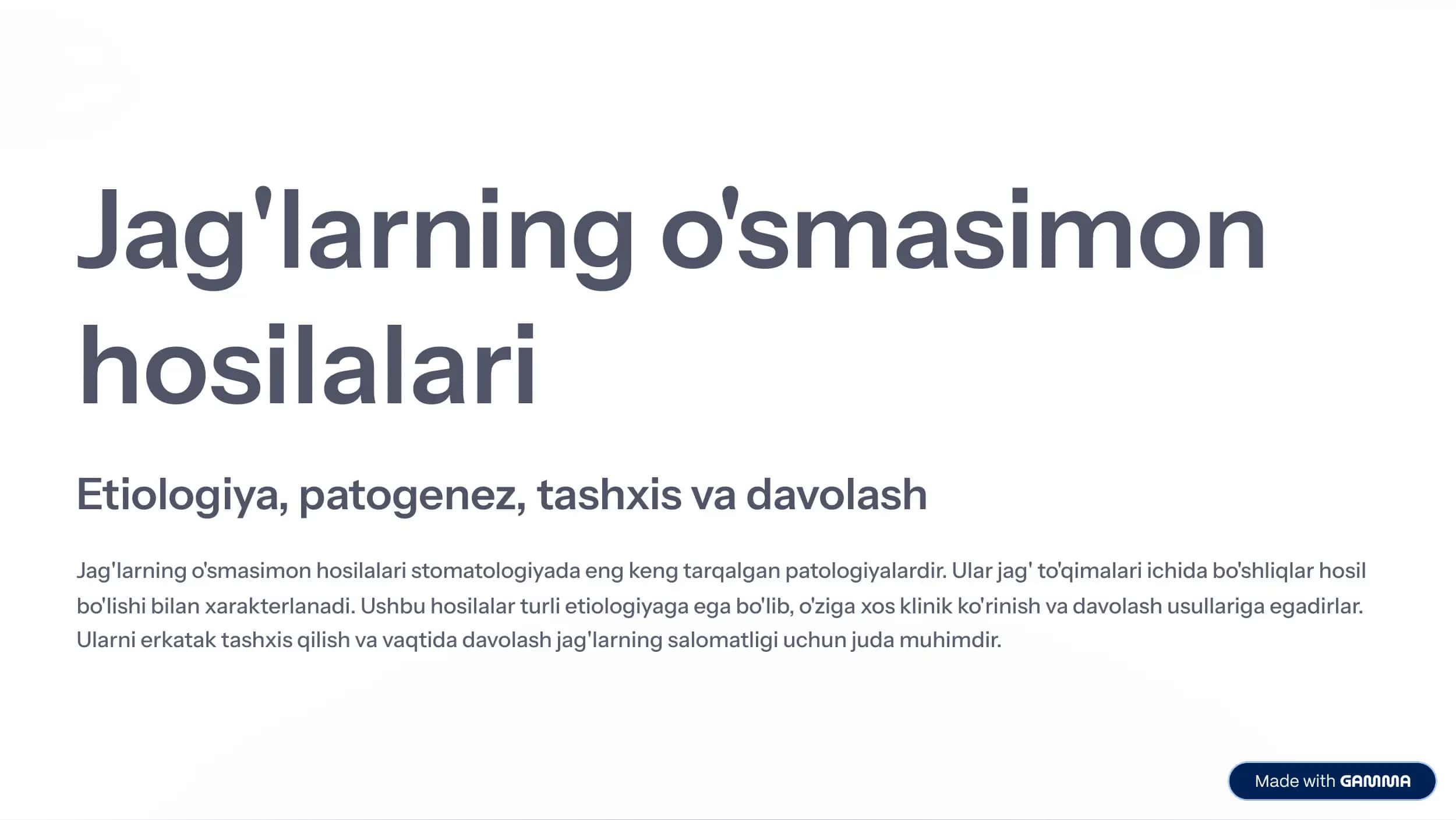 Jag'larning o'smasimon hosilalari 1