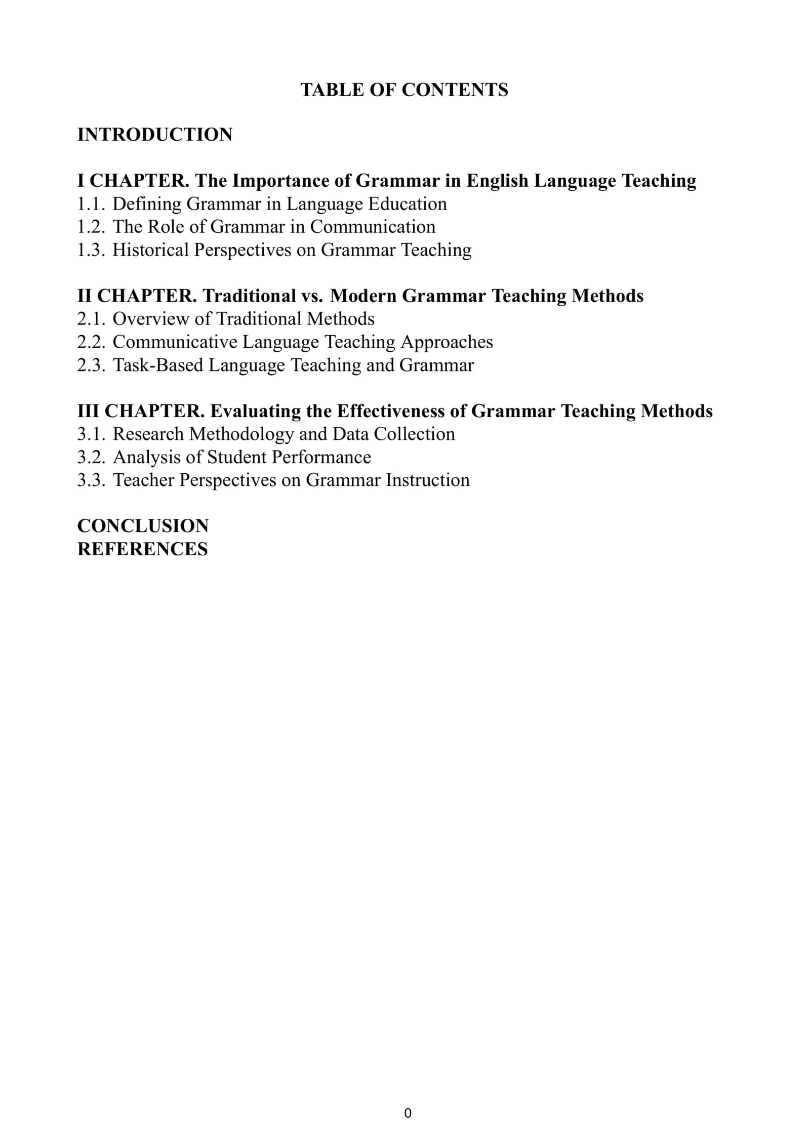 Grammar Teaching Methods in English Language 1