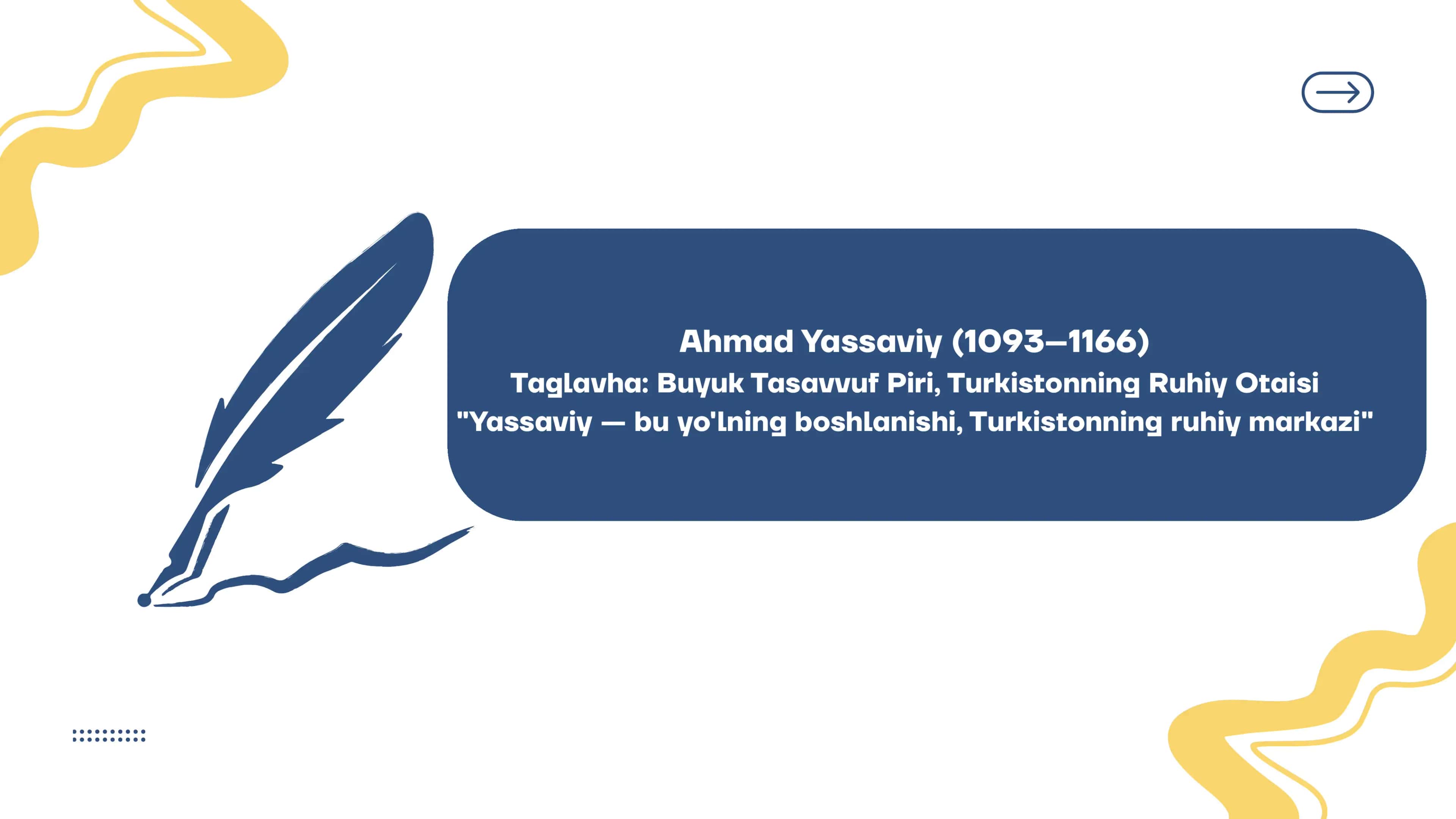 ahmad yassasviy hayoti va qarashlari falsafasi 1