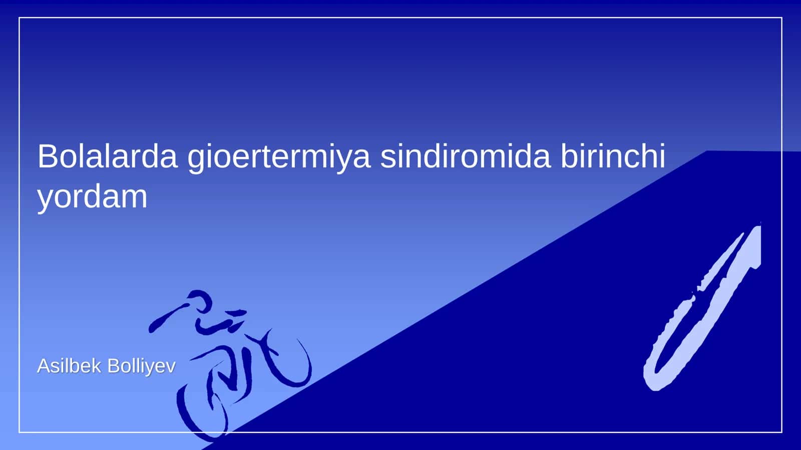 Bolalarda gioertermiya sindromida birinchi yordam 1