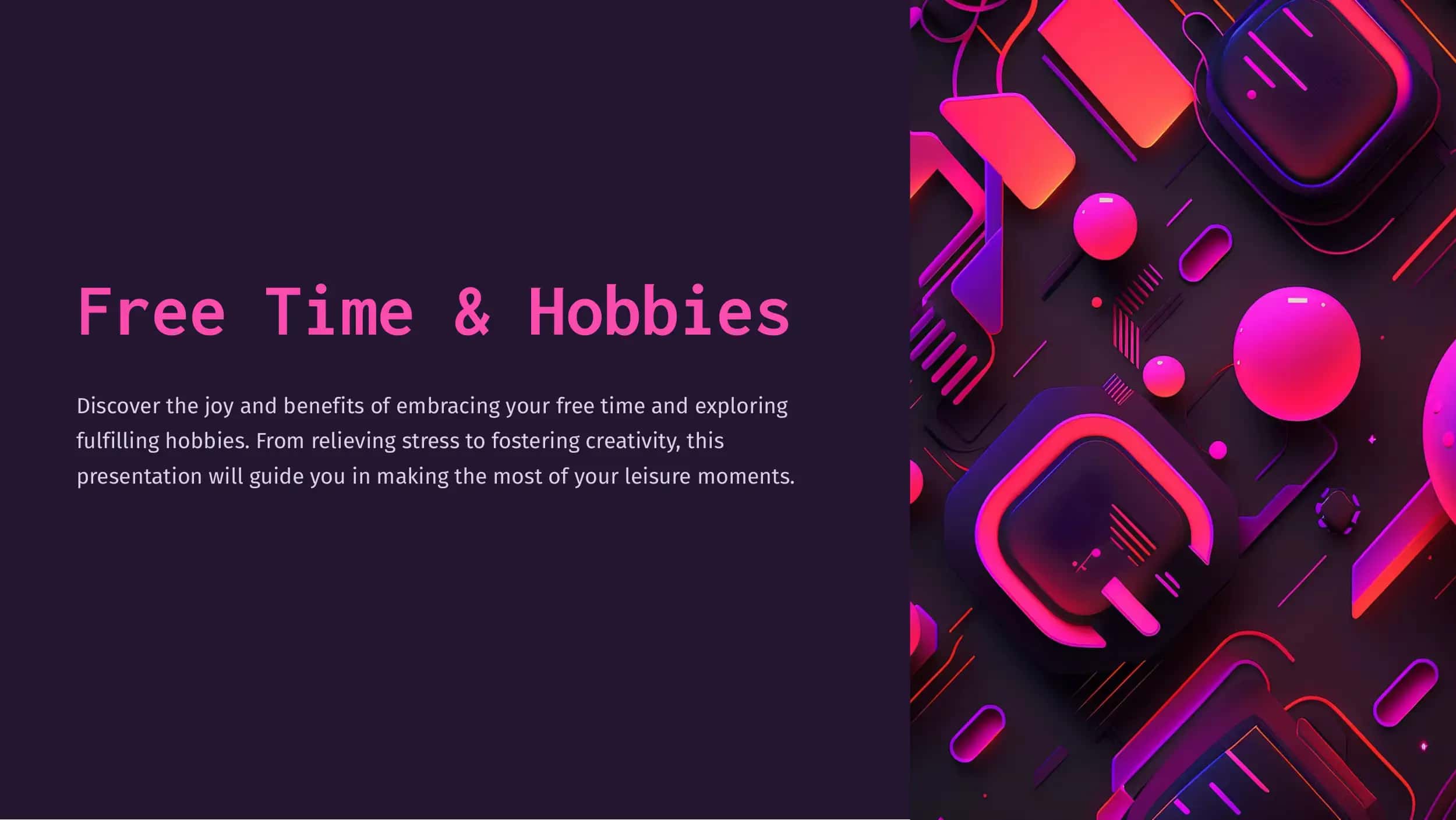 Free Time & Hobbies 1