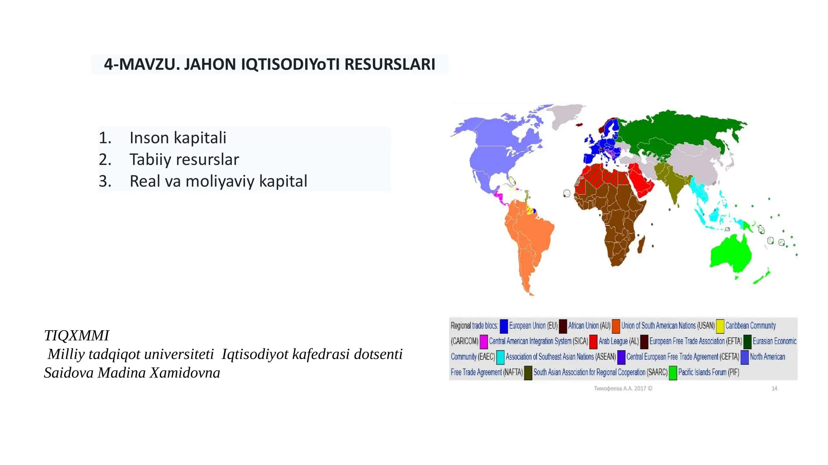 JAHON IQTISODIYoTI RESURSLARI 1