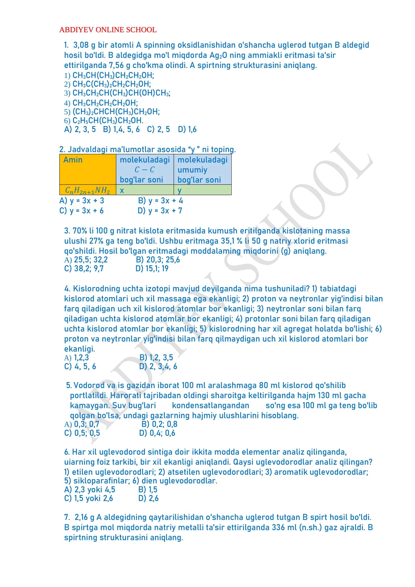ABDIYEV ONLINE SCHOOL 1