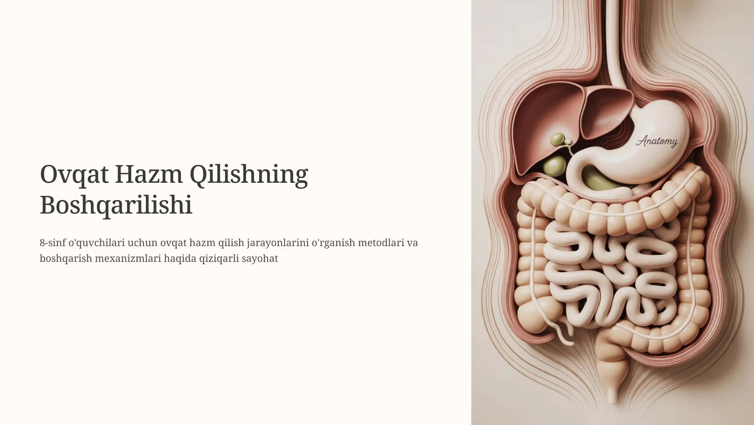 Ovqat Hazm Qilishning Boshqarilishi 1