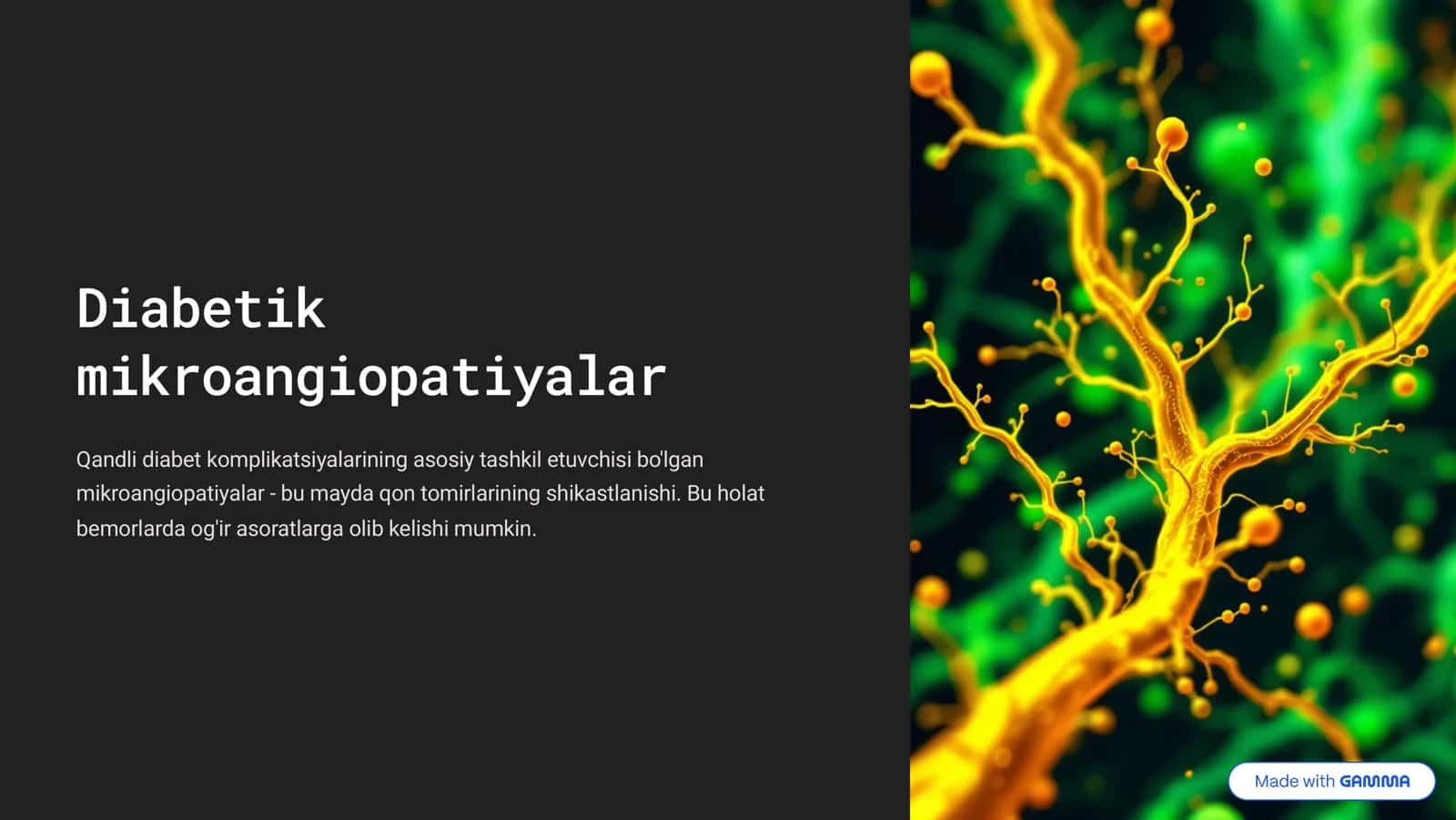 Diabetik mikroangiopatiyalar 1
