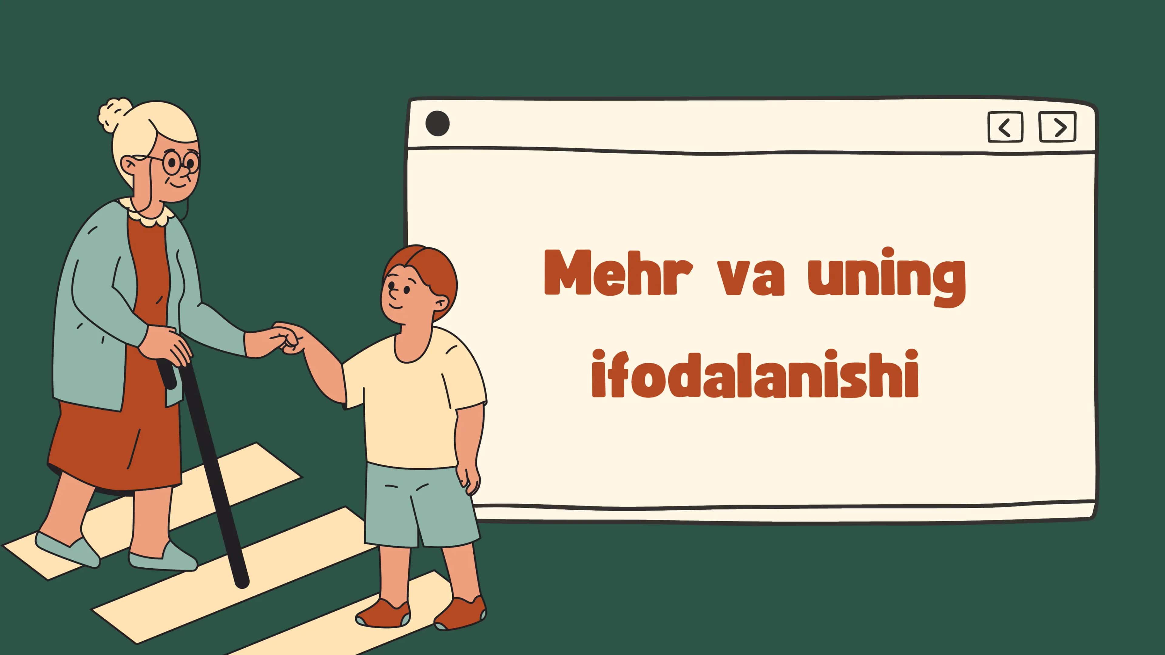 Mehr va uning ifodalanishi 1