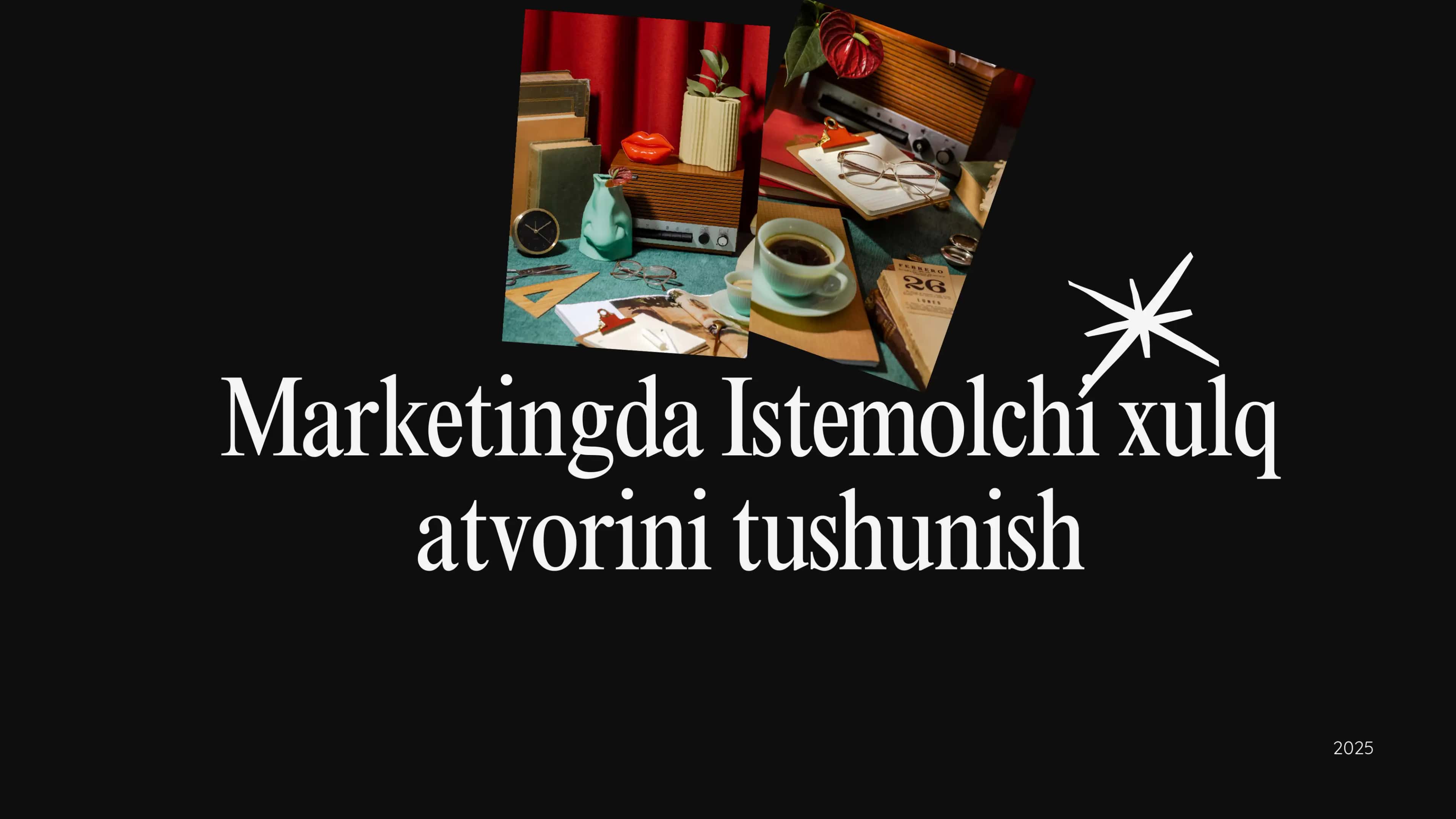 Marketingda Istemolchi xulq atvorini tushunish 1