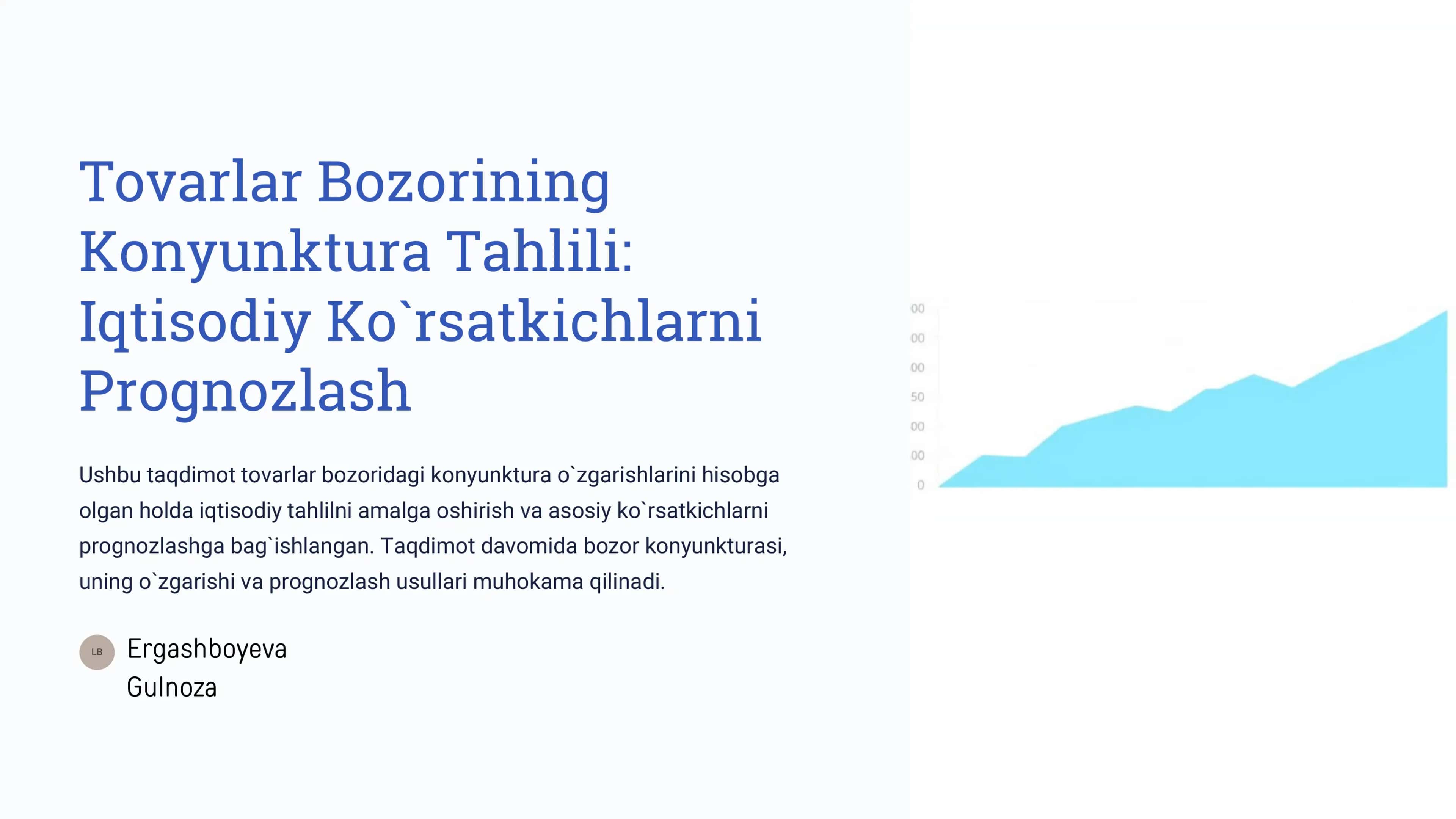 Tovarlar Bozori: Tushuncha va Ta'rif 1