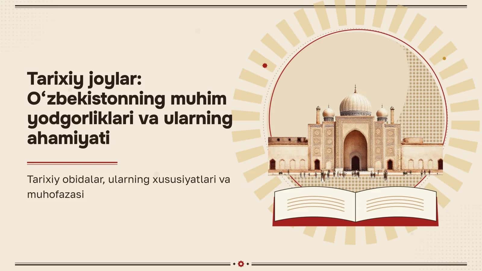 Tarixiy joylar: 1