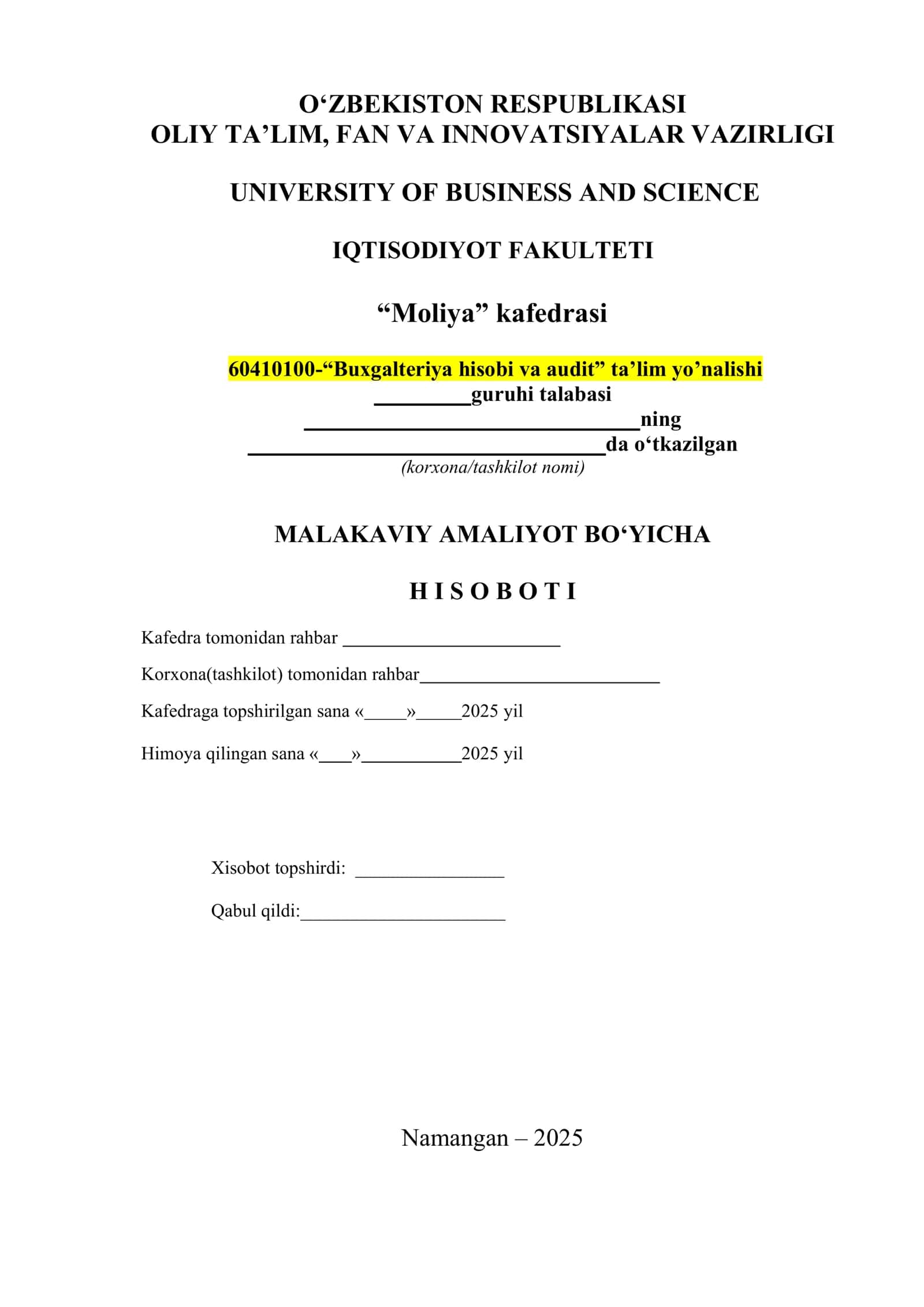 Buxgalteriya hisobi va audit 1