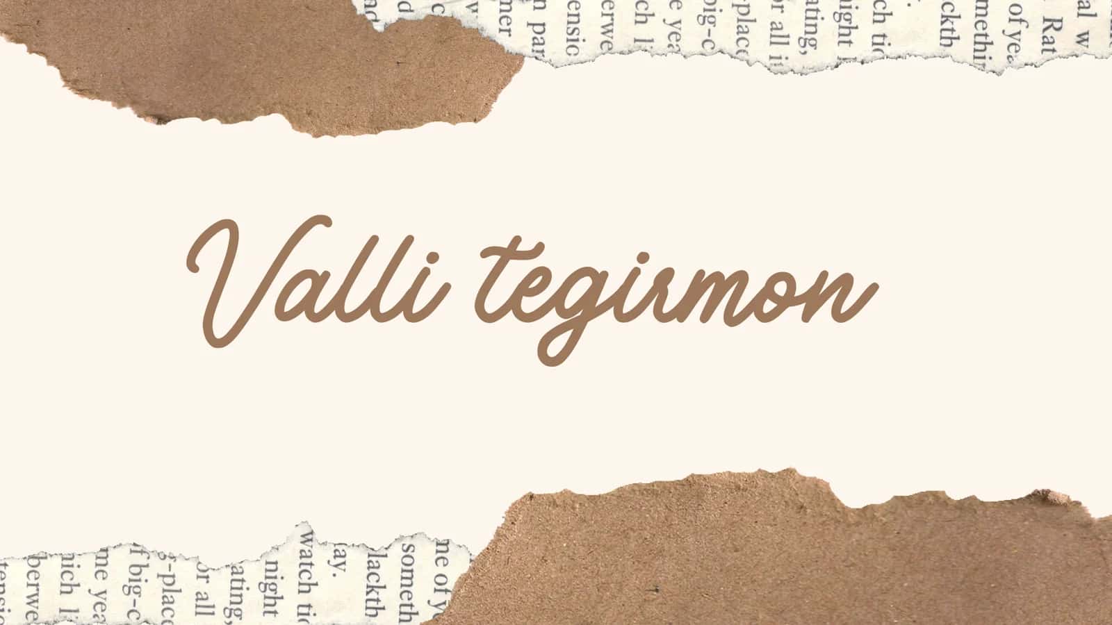 Valli tegirmon 1