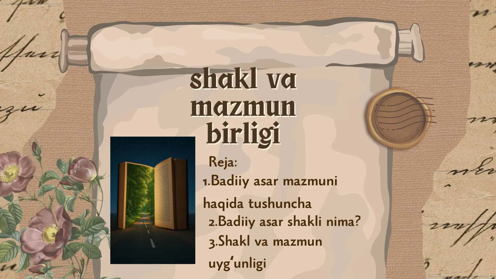 SHAXSNING EVOLUTSION JIHATDAN RIVOJLANISHI 1