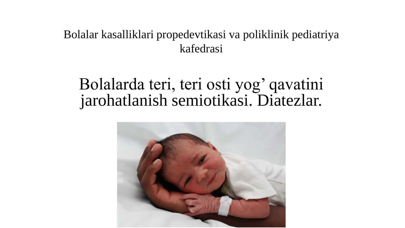 Bolalarda teri, teri osti yog’ qavatini 1