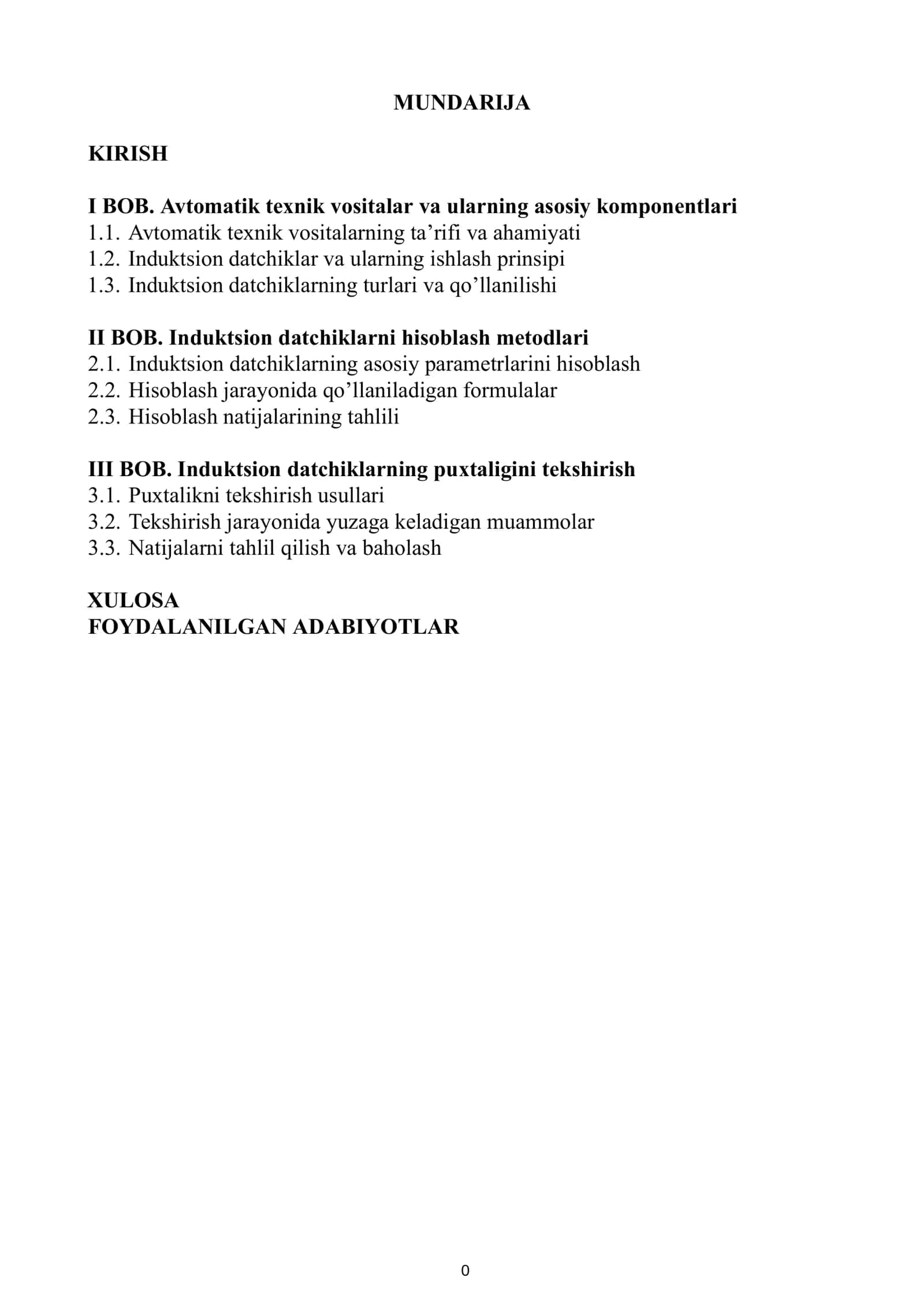 Avtomatik texnik vositalar va ularning asosiy komponentlari 1