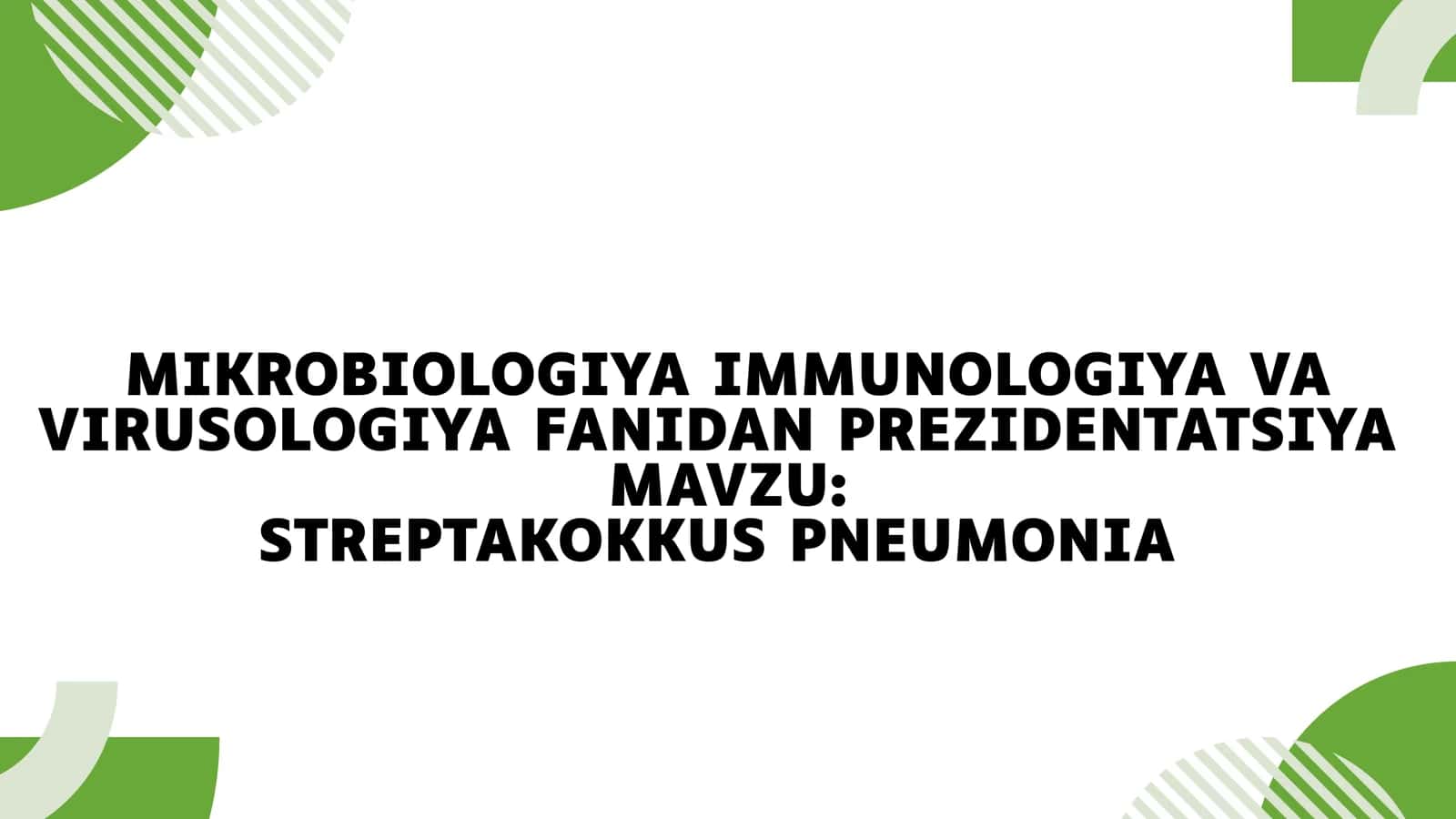STREPTAKOKKUS PNEUMONIA 1