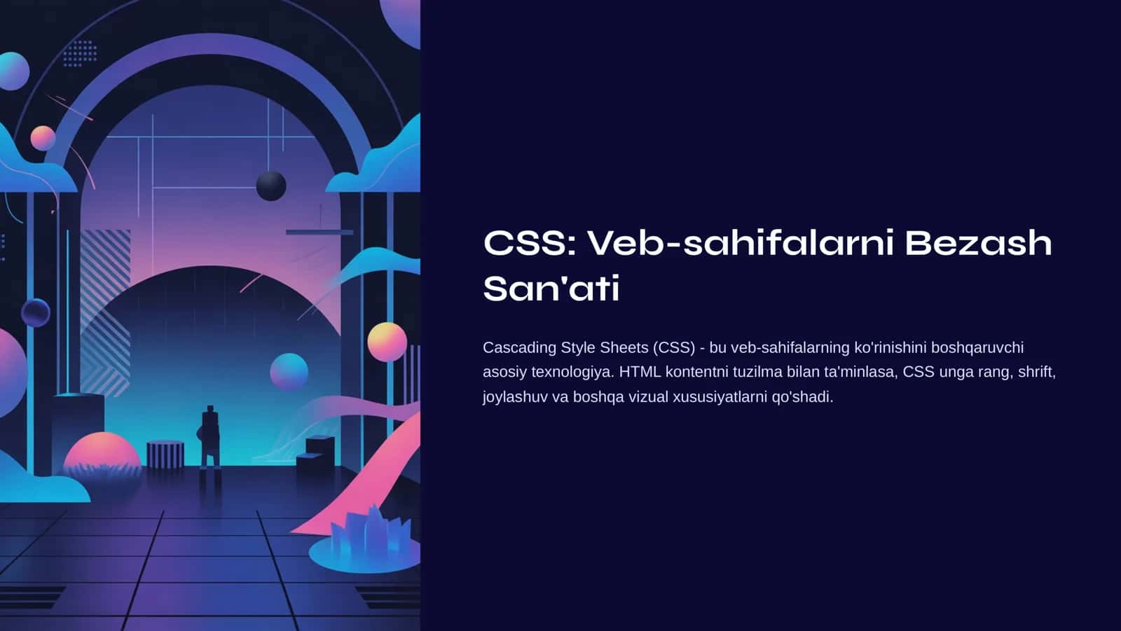 CSS: Veb-sahifalarni Bezash San'ati 1