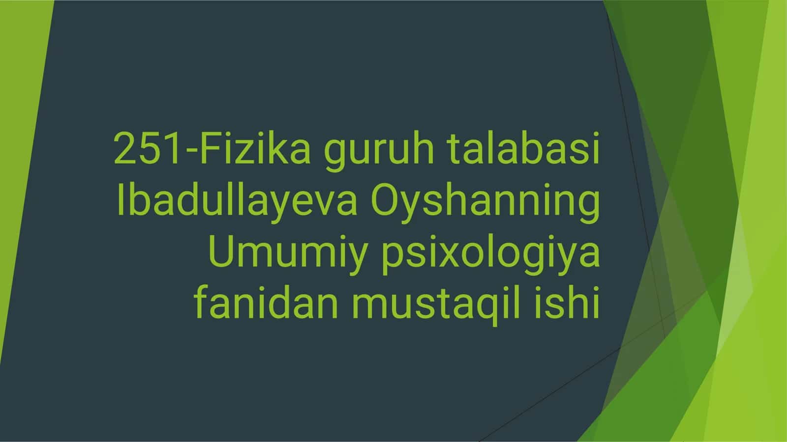 Hayol jarayoni va hayol turlari 1