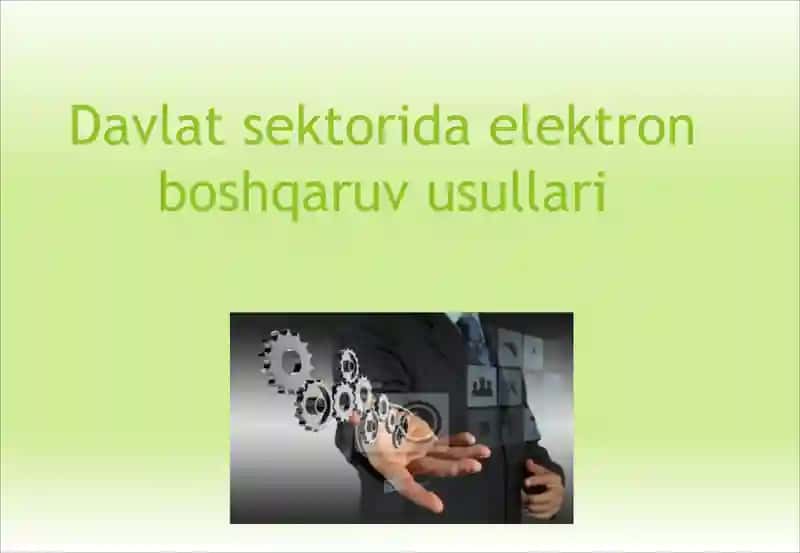 Texnik tizimlarda axborot texnologiyalari
