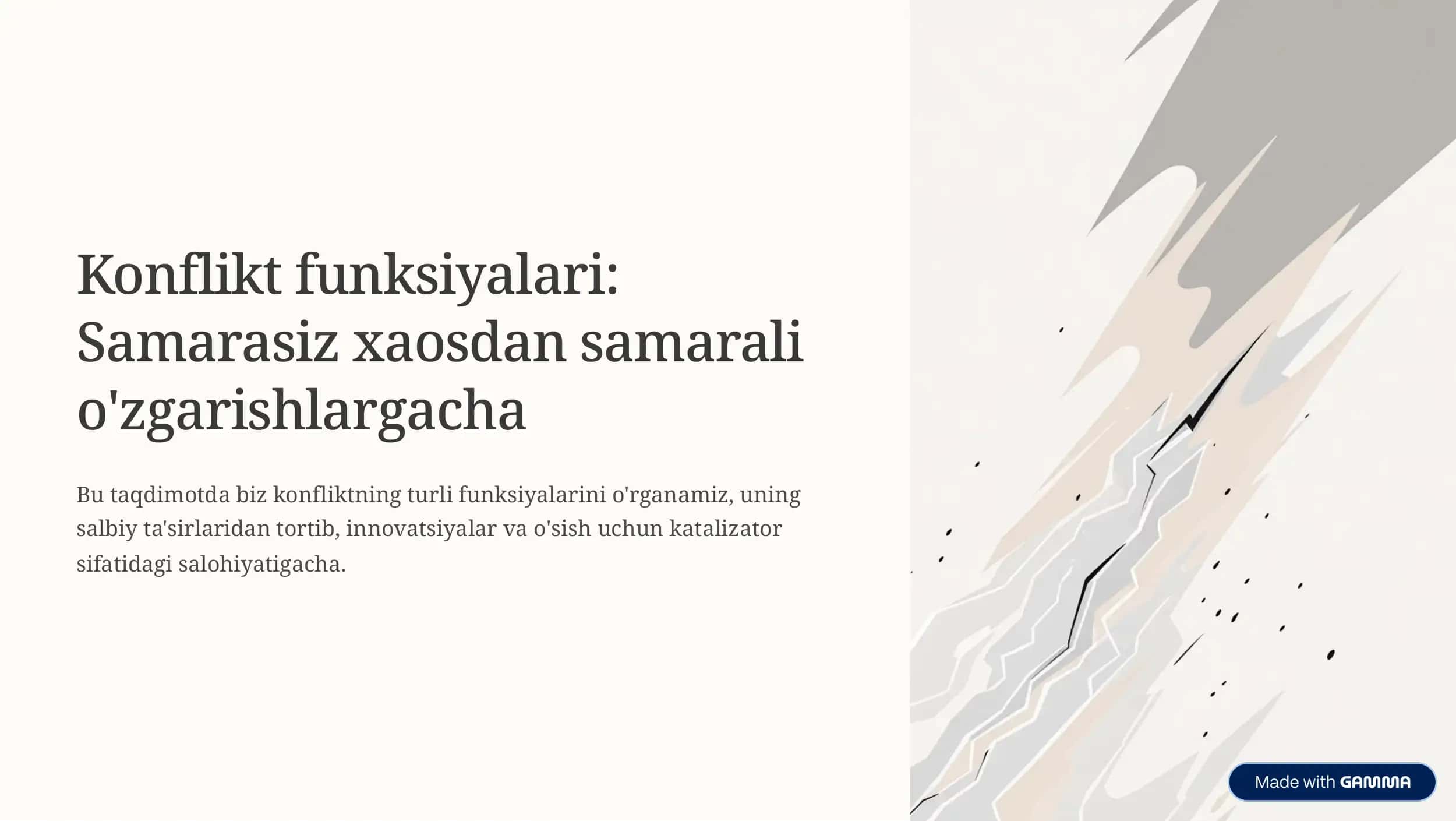 Konflikt funksiyalari 1