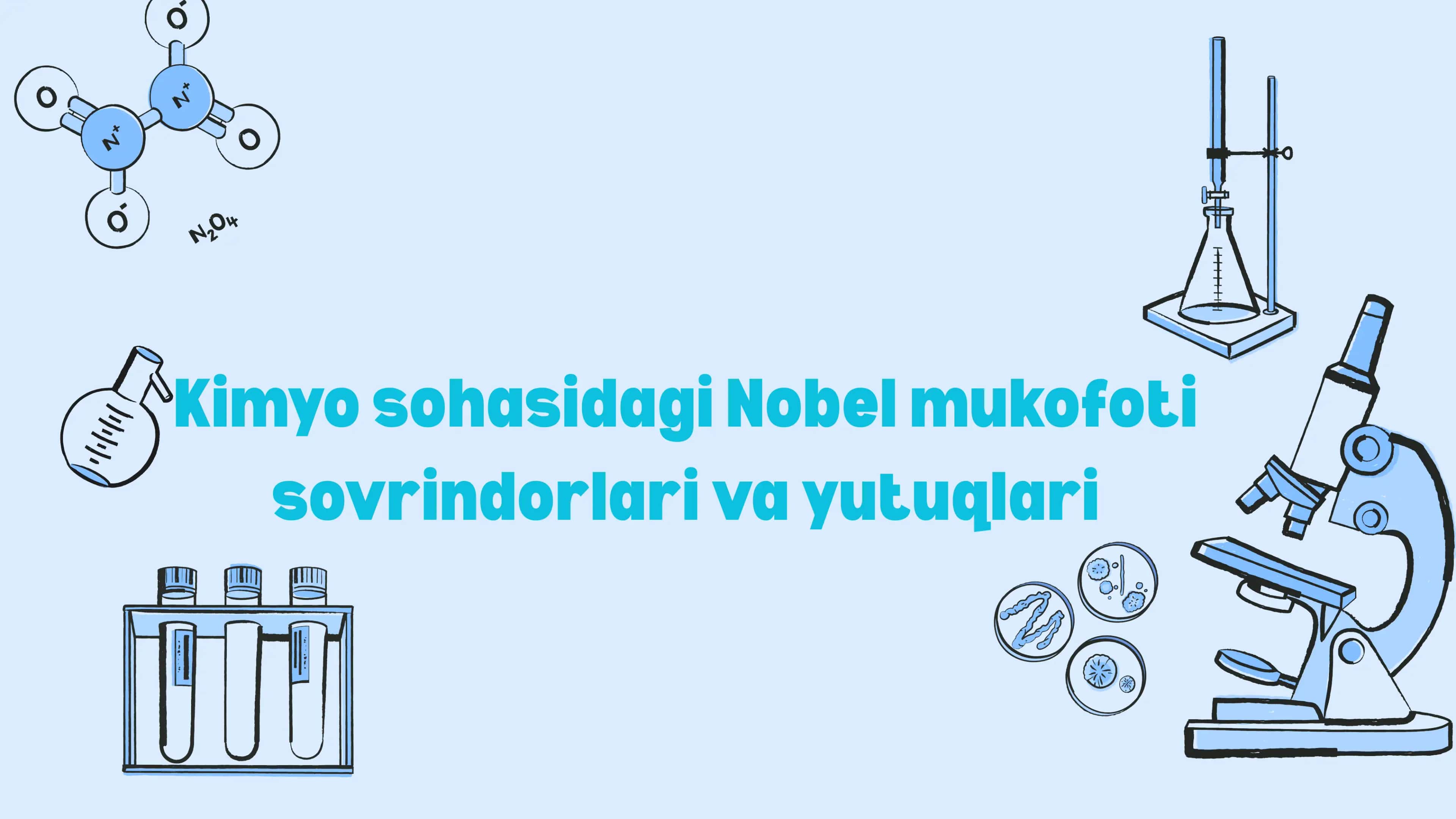 Kimyo sohasidagi Nobel mukofoti sovrindorlari va yutuqlari 1