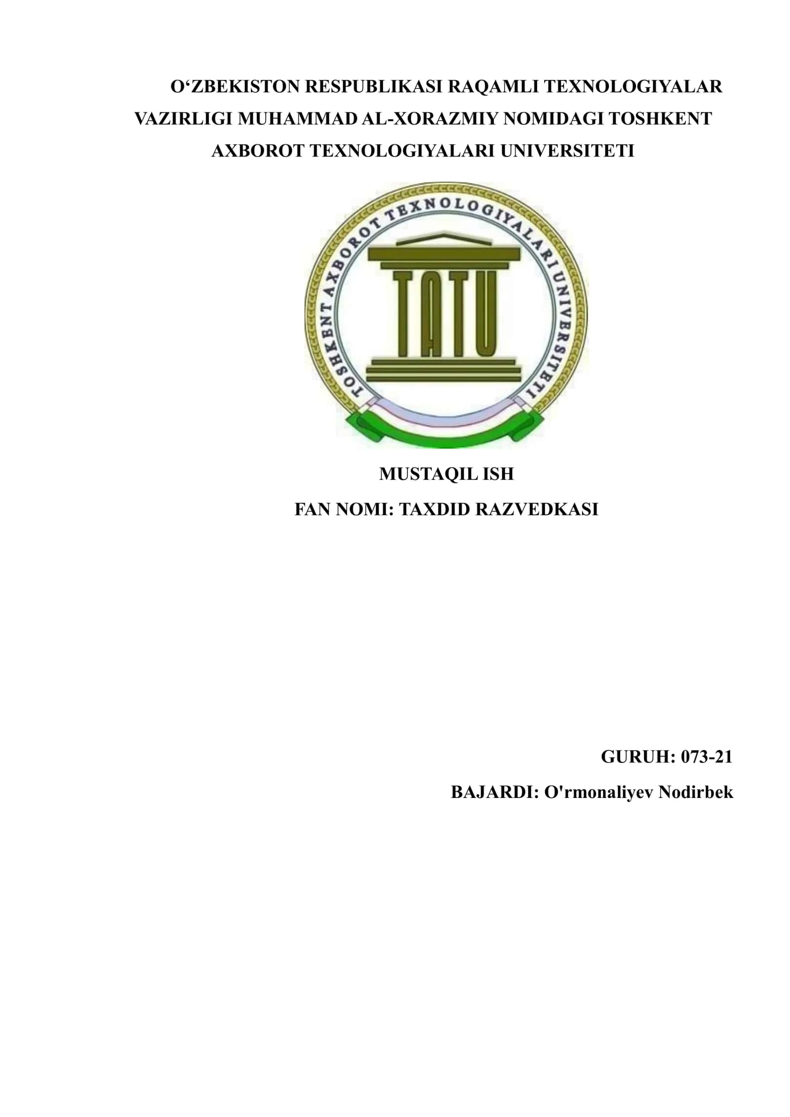 Zamonaviy antivirus dasturiy vositalari va ularning imkoniyatlari 1