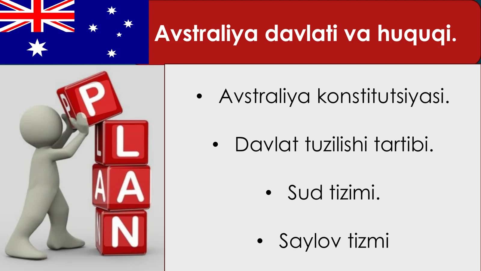 Avstraliya Konstitutsiyasi 1