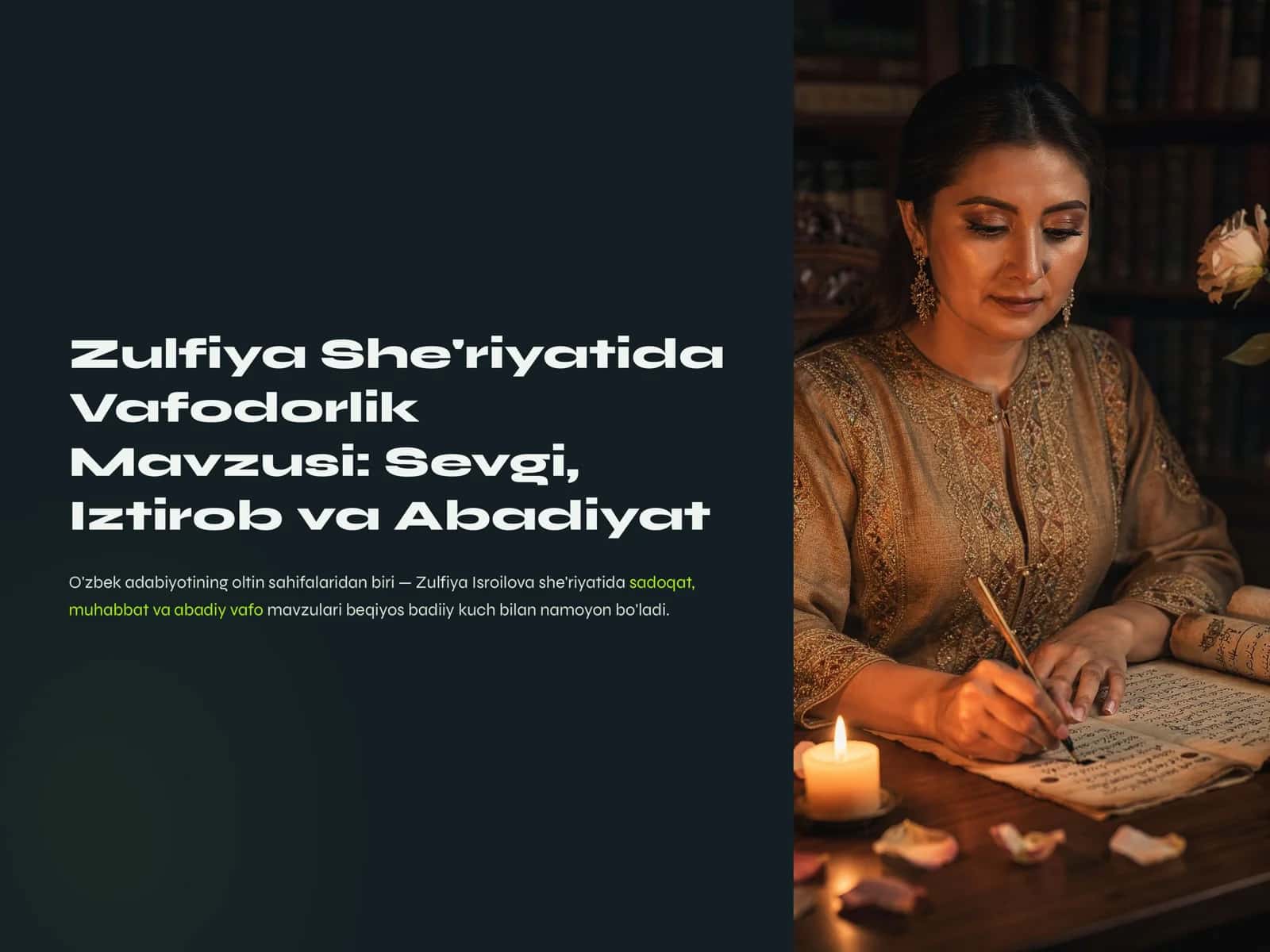 Zulfiya She'riyatida 1