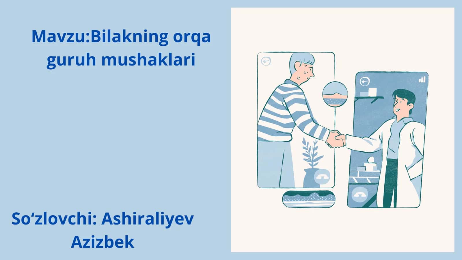 Bilakning orqa guruh mushaklari 1