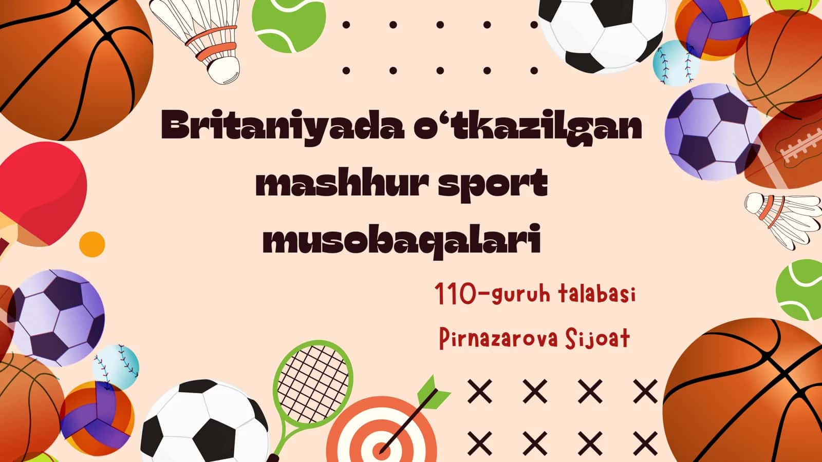 Mashhur sport musobaqalari 1