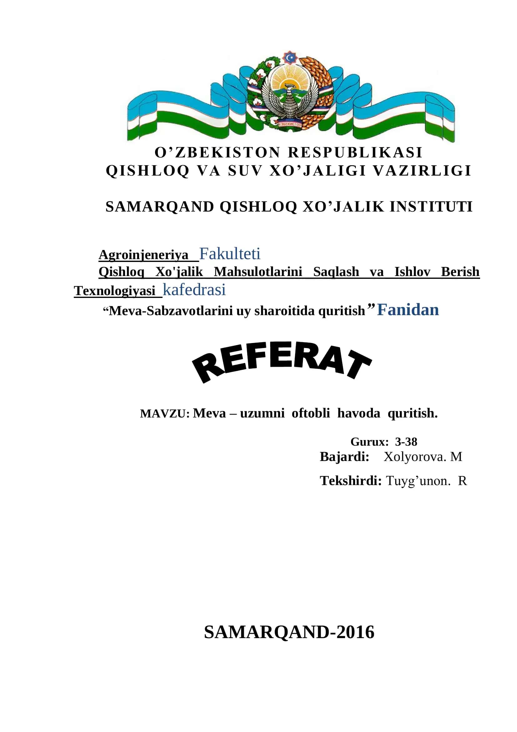 Meva-Sabzavotlarini uy sharoitida quritish 1