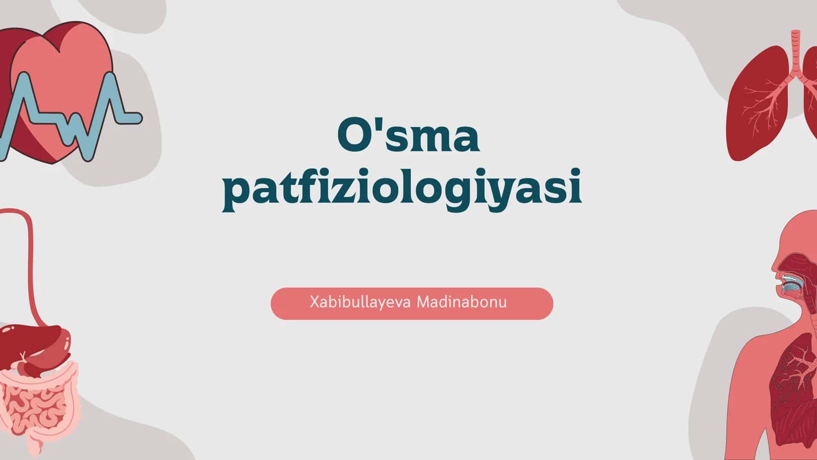 O'sma patfiziologiyasi 1