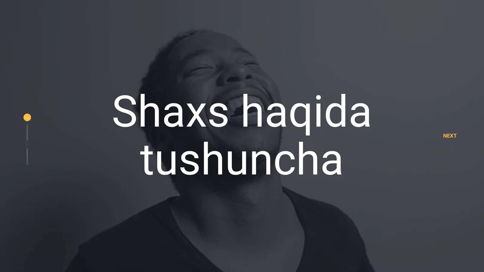 Shaxs haqida 1