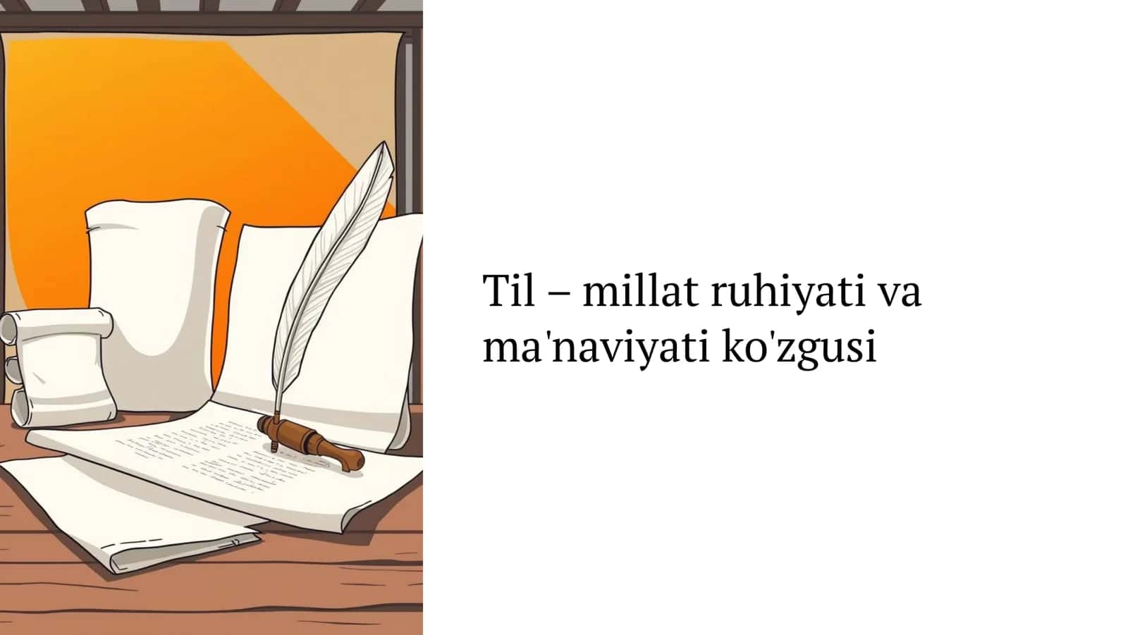 Til millat ruhiyati va ma'naviyati ko'zgusi 1