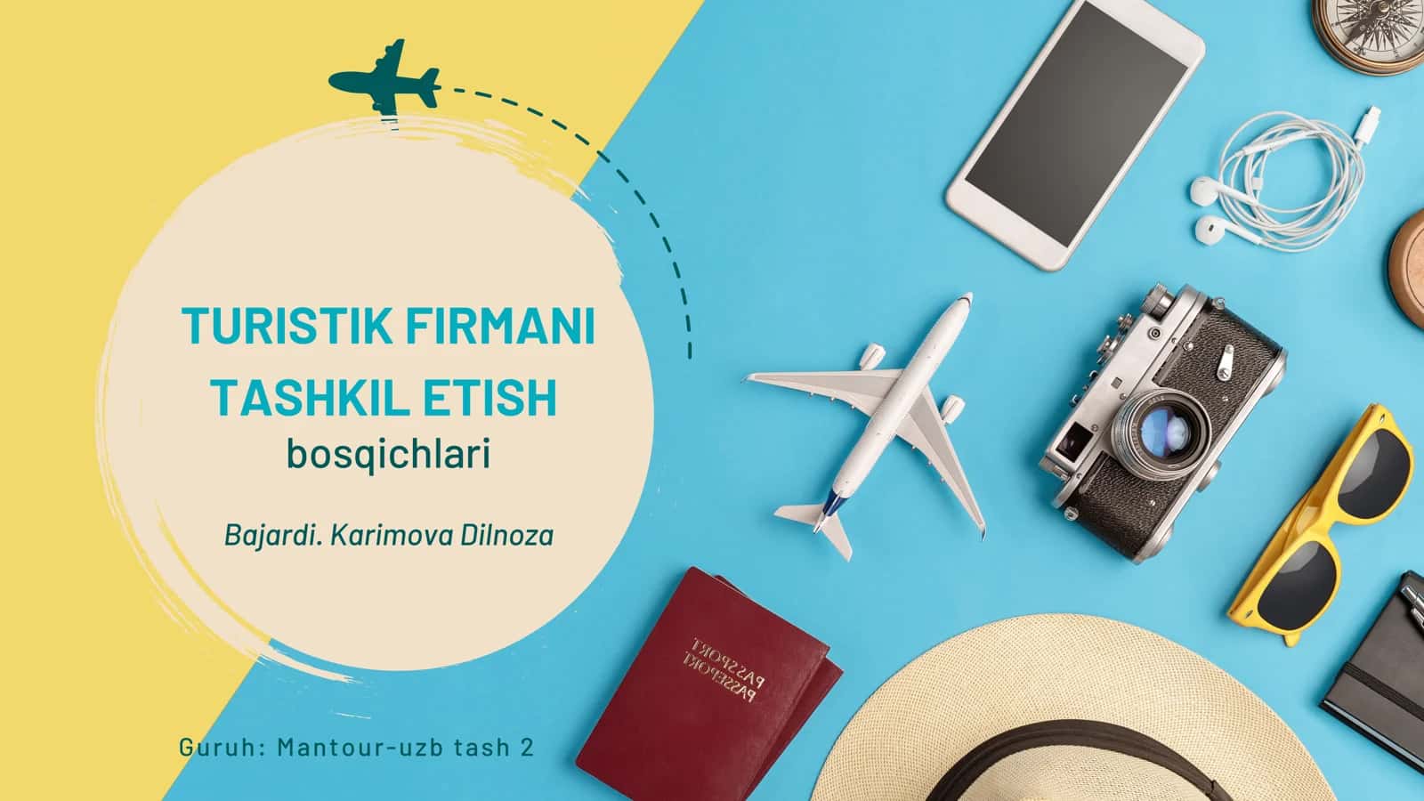 Turistik FIrmani Tashkil Etish 1