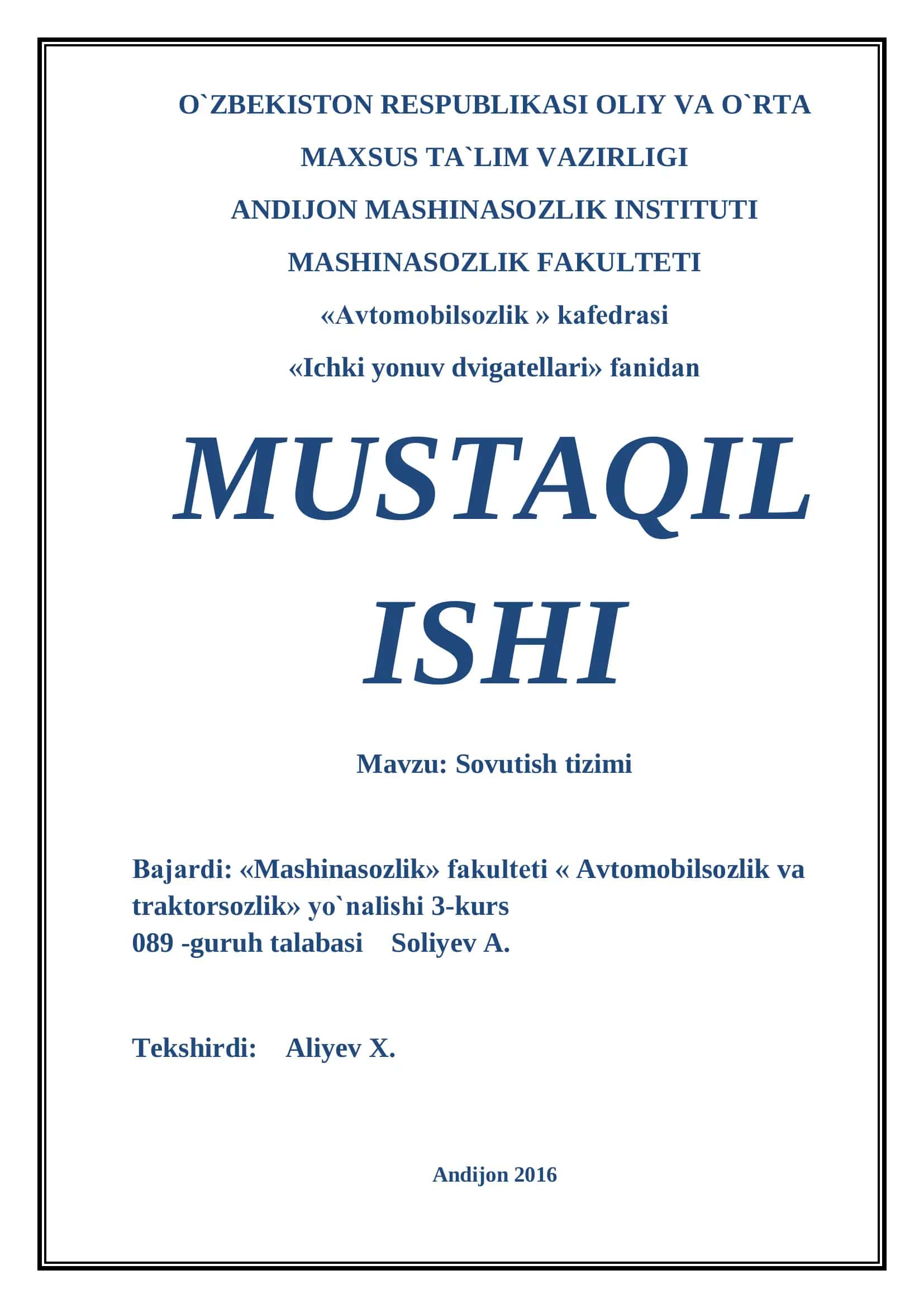 Sovutish tizimi 1