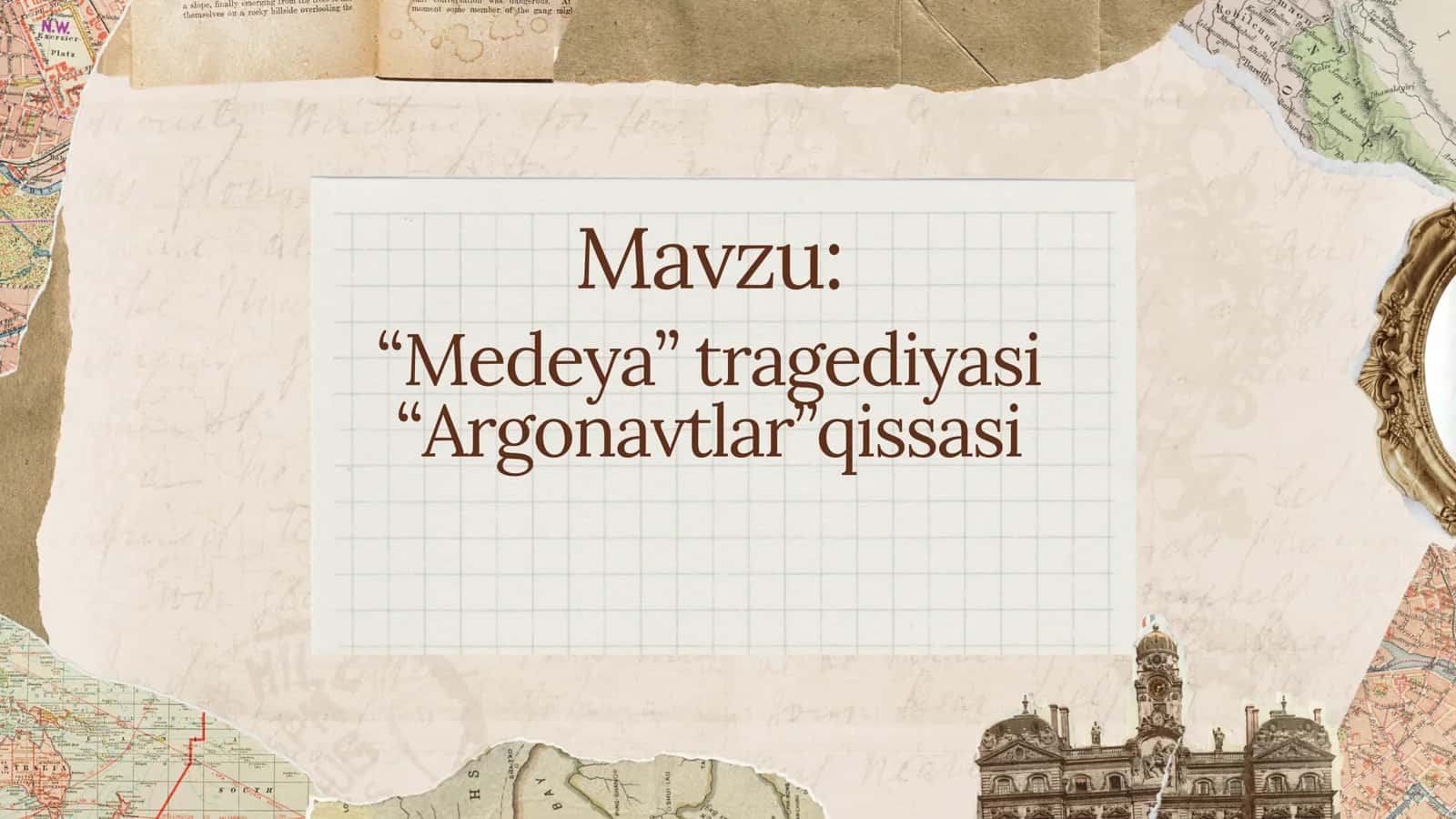 “Medeya” tragediyasi “Argonavtlar”qissasi 1