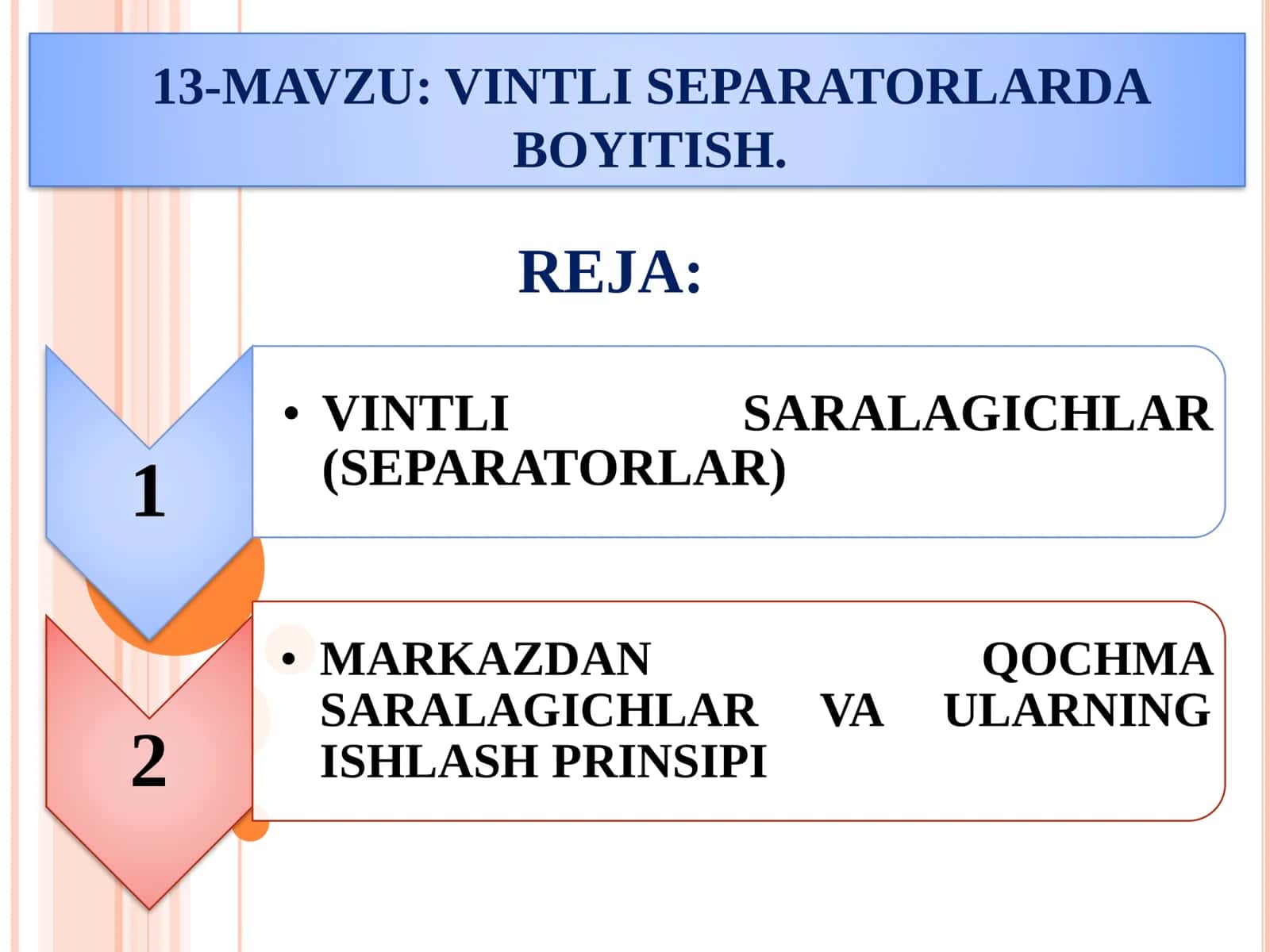 VINTLI SEPARATORLARDA BOYITISH 1