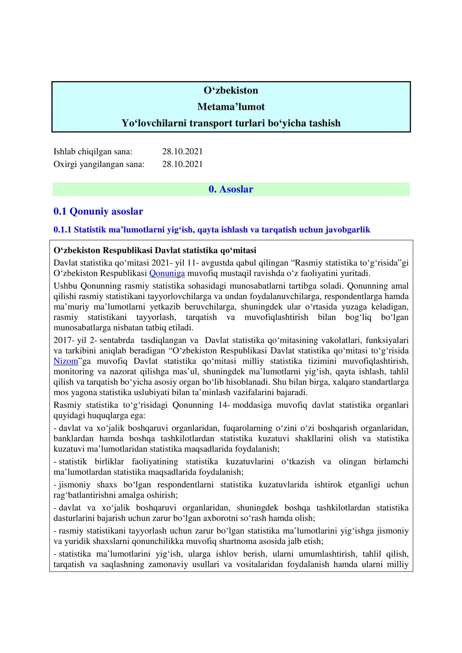 O‘zbekiston Metama’lumot 1