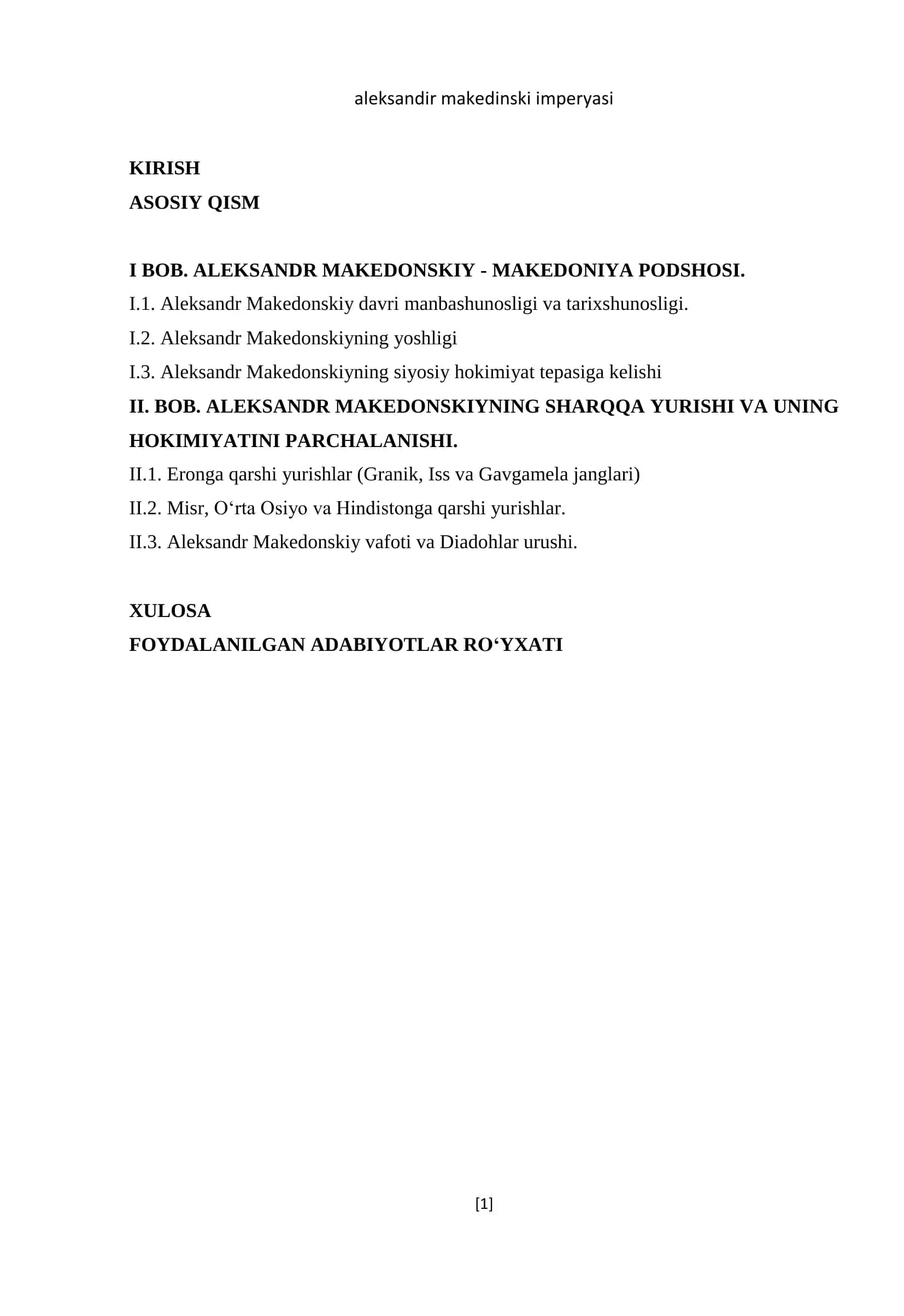 Aleksandr Makedinski imperyasi 1