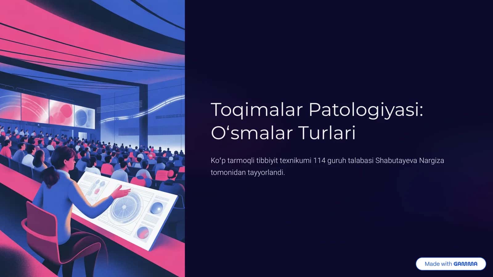 Toqimalar Patologiyasi 1