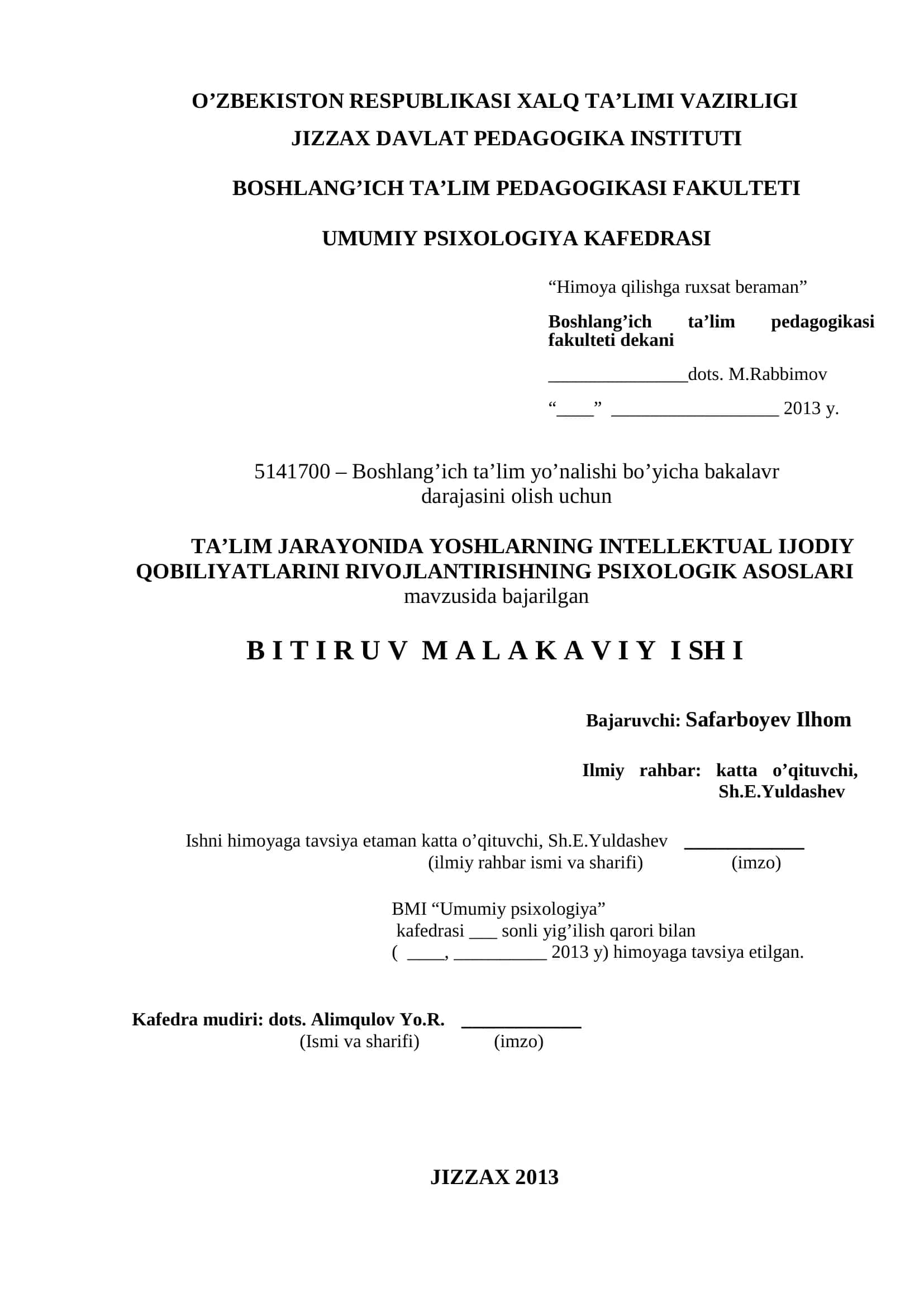“Himoya qilishga ruxsat beraman” 1
