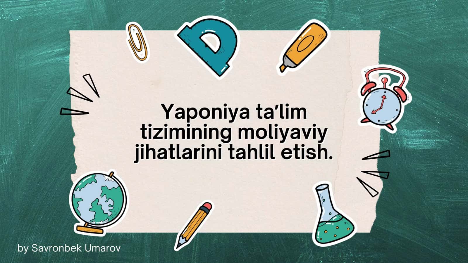 Yaponiya ta'lim tizimining moliyaviy jihatlari 1