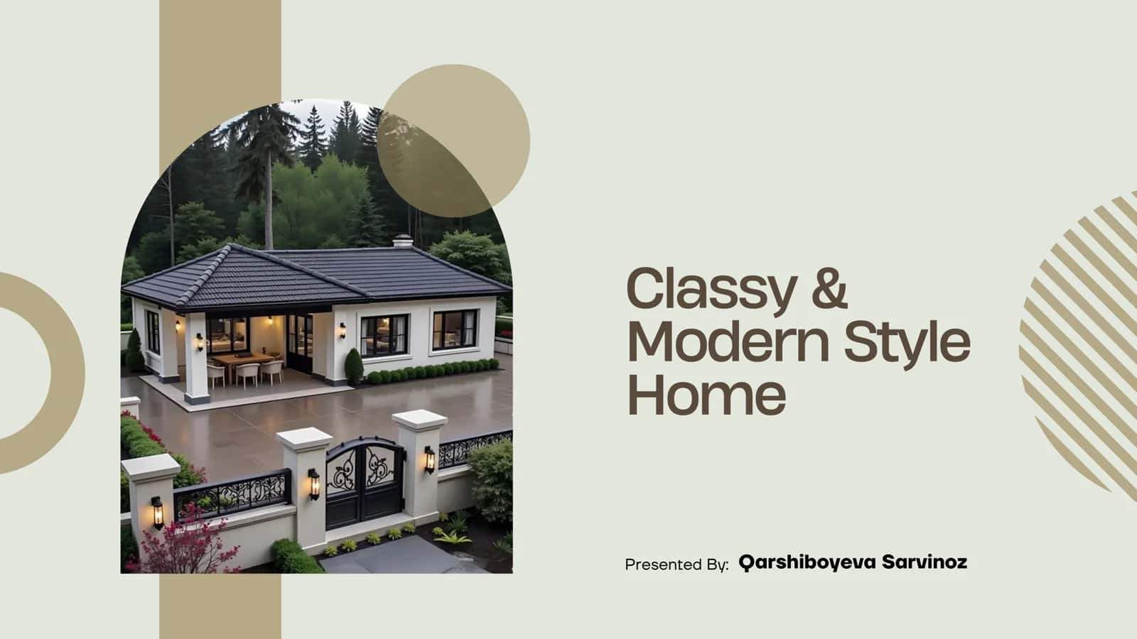 Classy&modern style 1