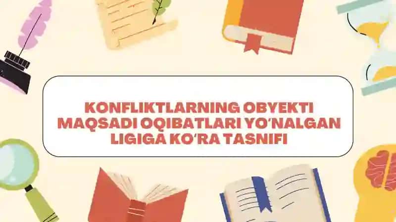 Konfliktlar Tasnifi