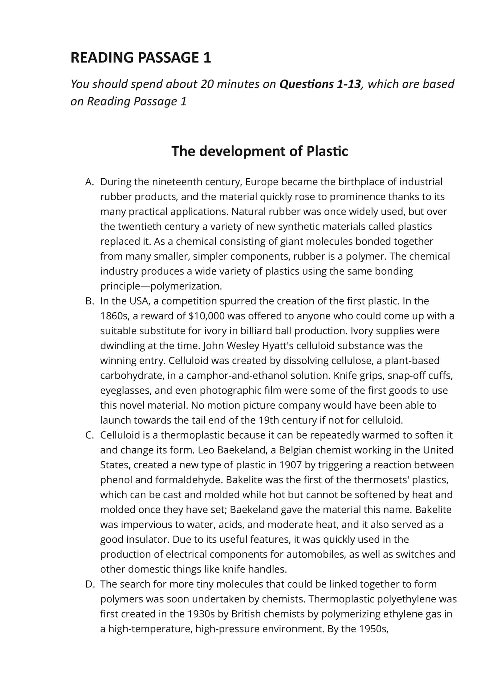 The development of Plas琀椀c 1