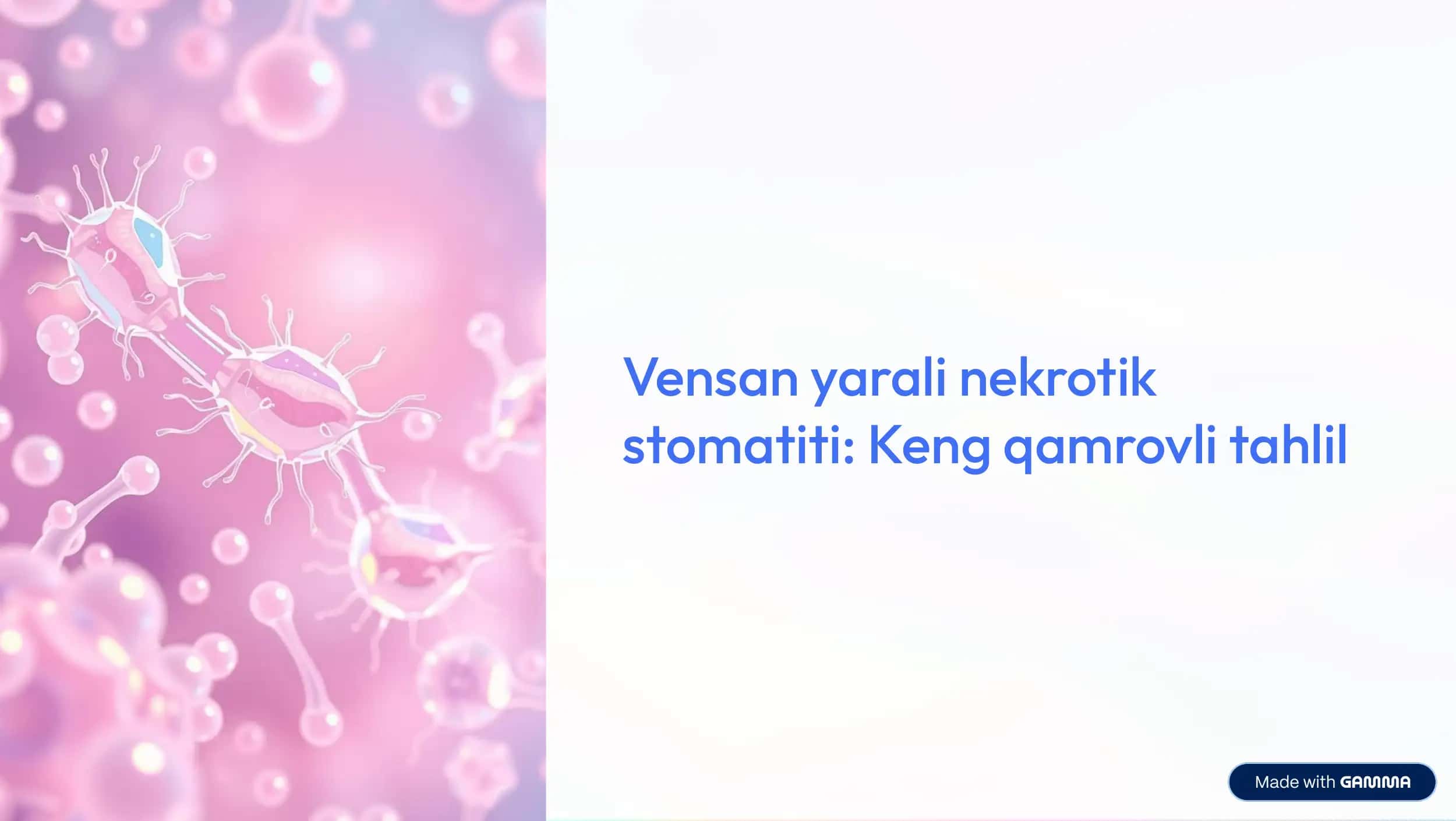 Vensan yarali nekrotik stomatiti 1