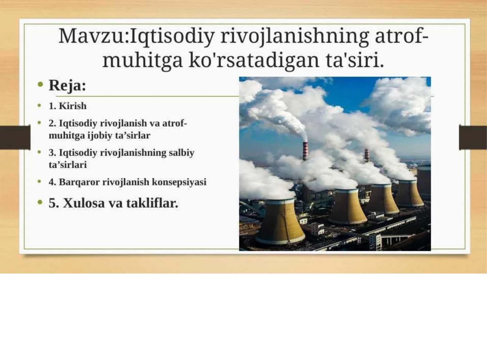 Qurilish ekologiyasi va uning rivojlanishi 1