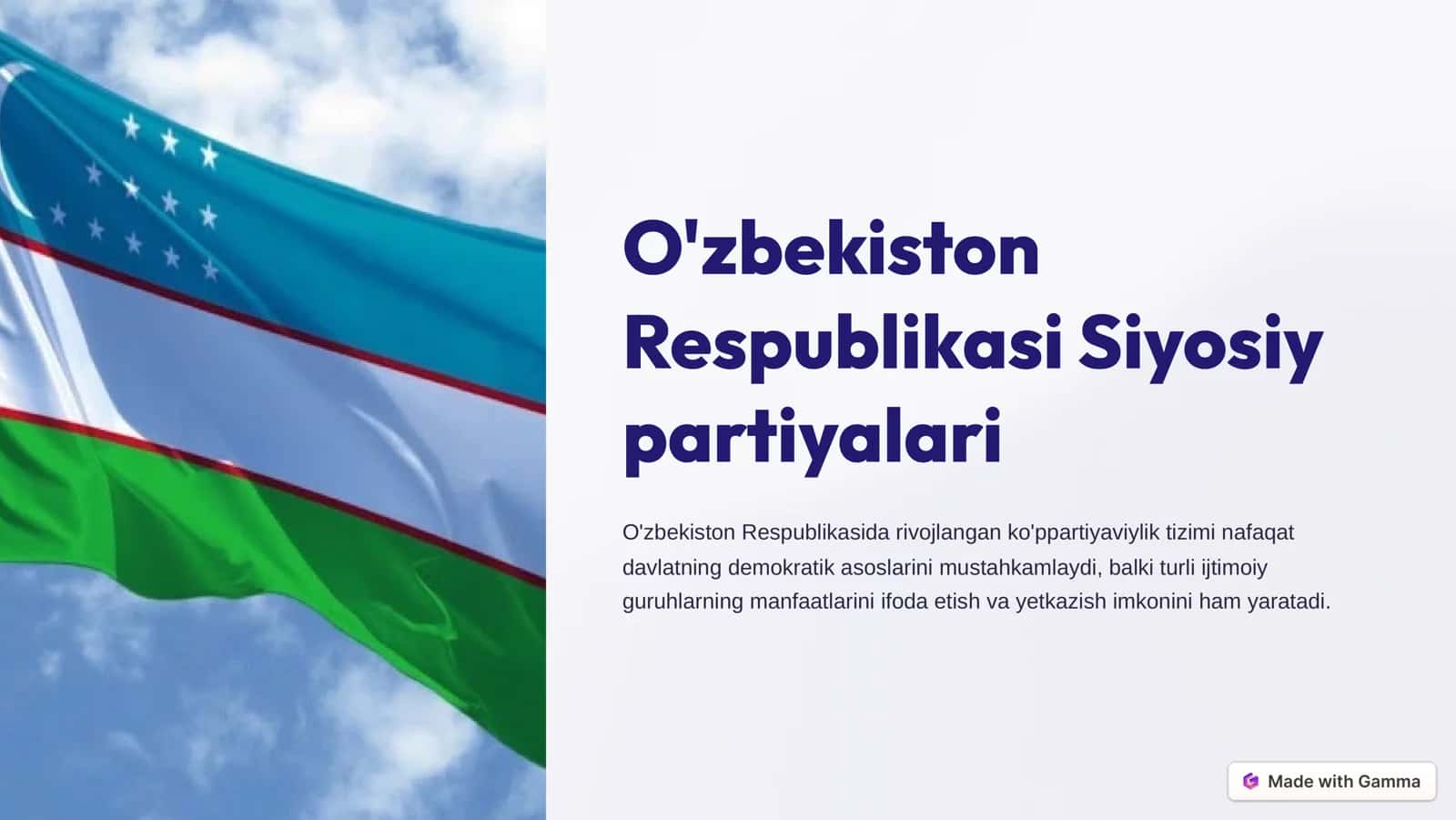 Siyosiy partiyalar 1