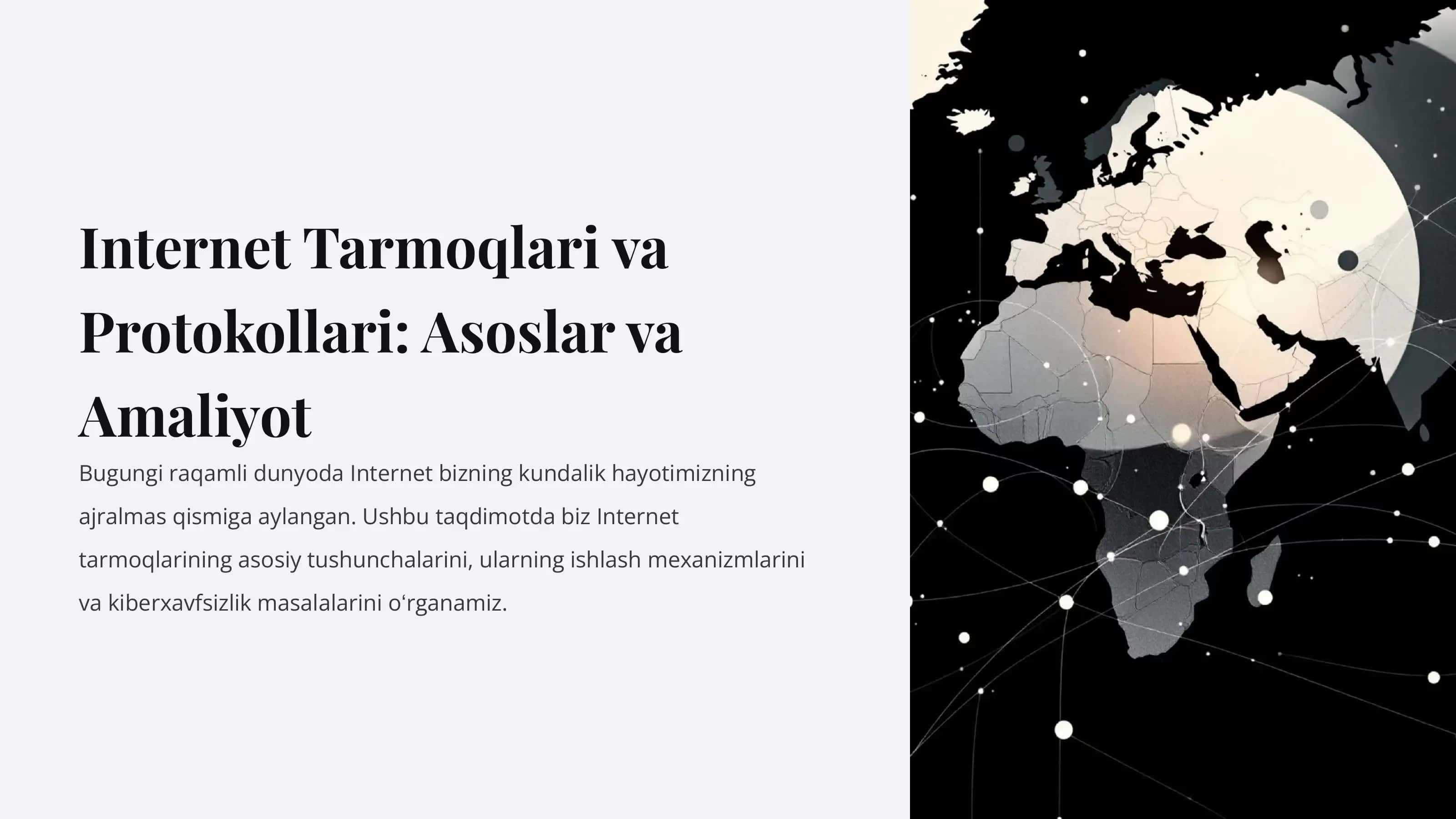 internet tarmoqlari 1