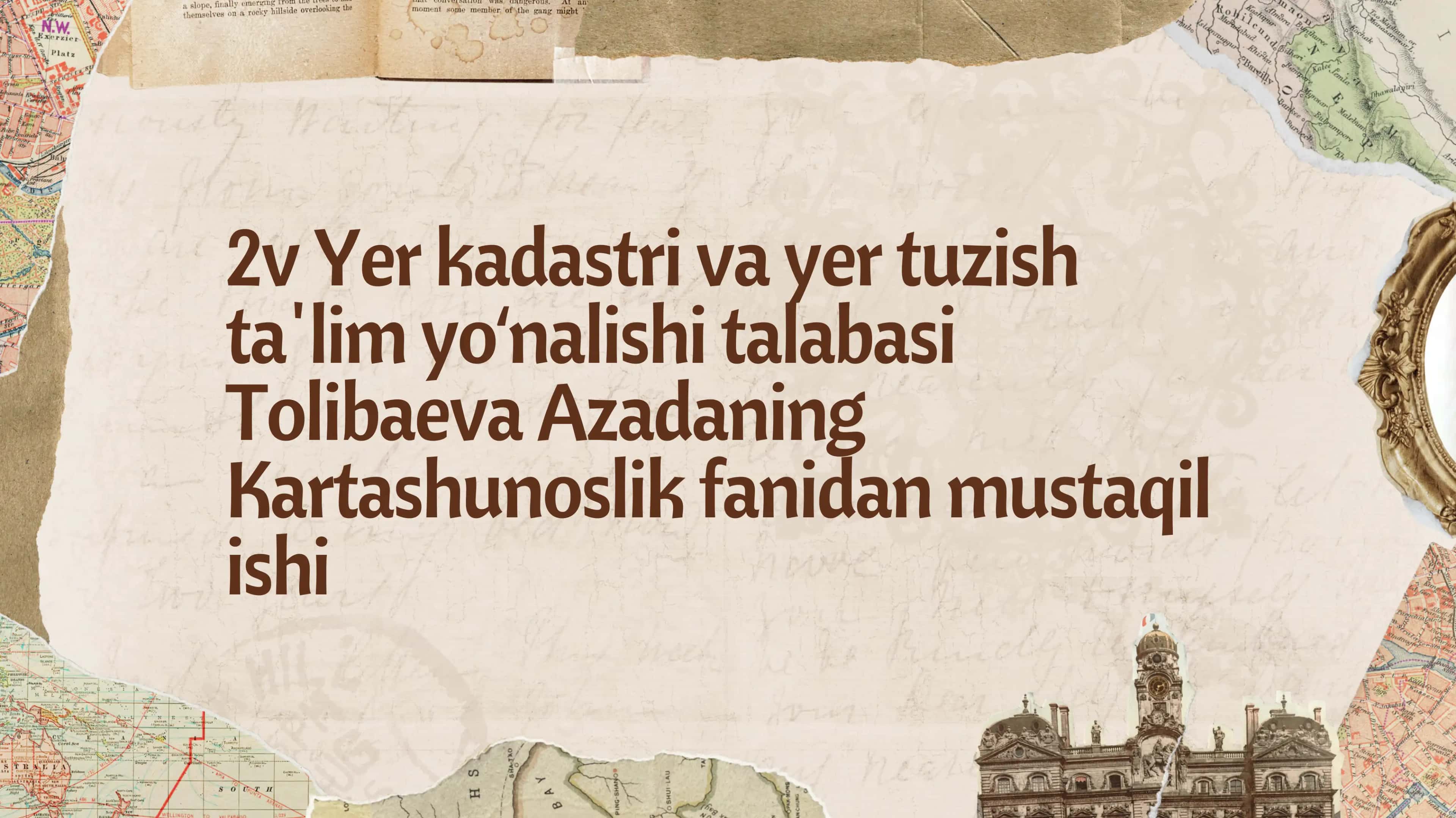 Kartografik Generalizatsiya 1